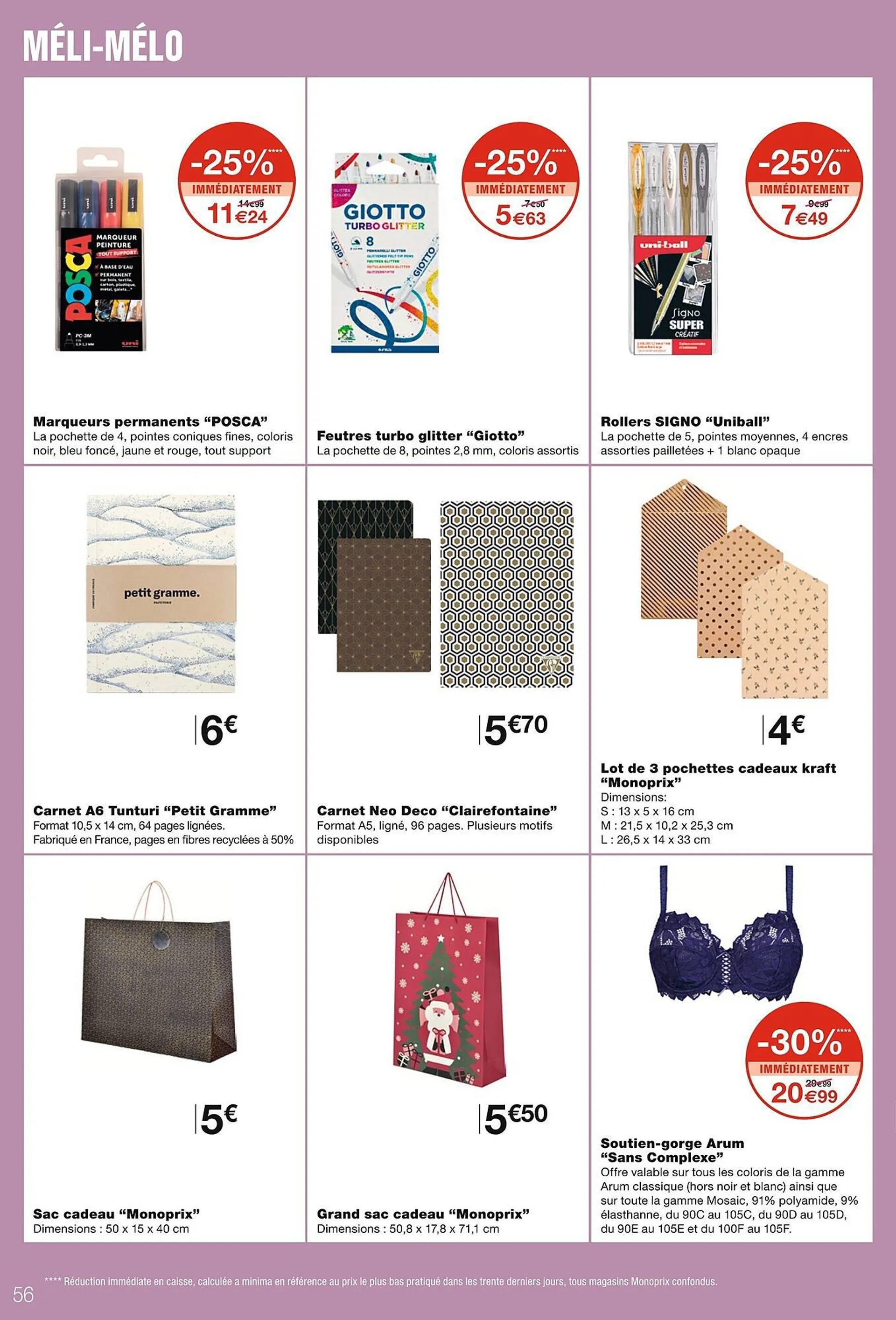 Catalogue Monoprix du 4 décembre au 31 décembre 2023 - Catalogue page 56