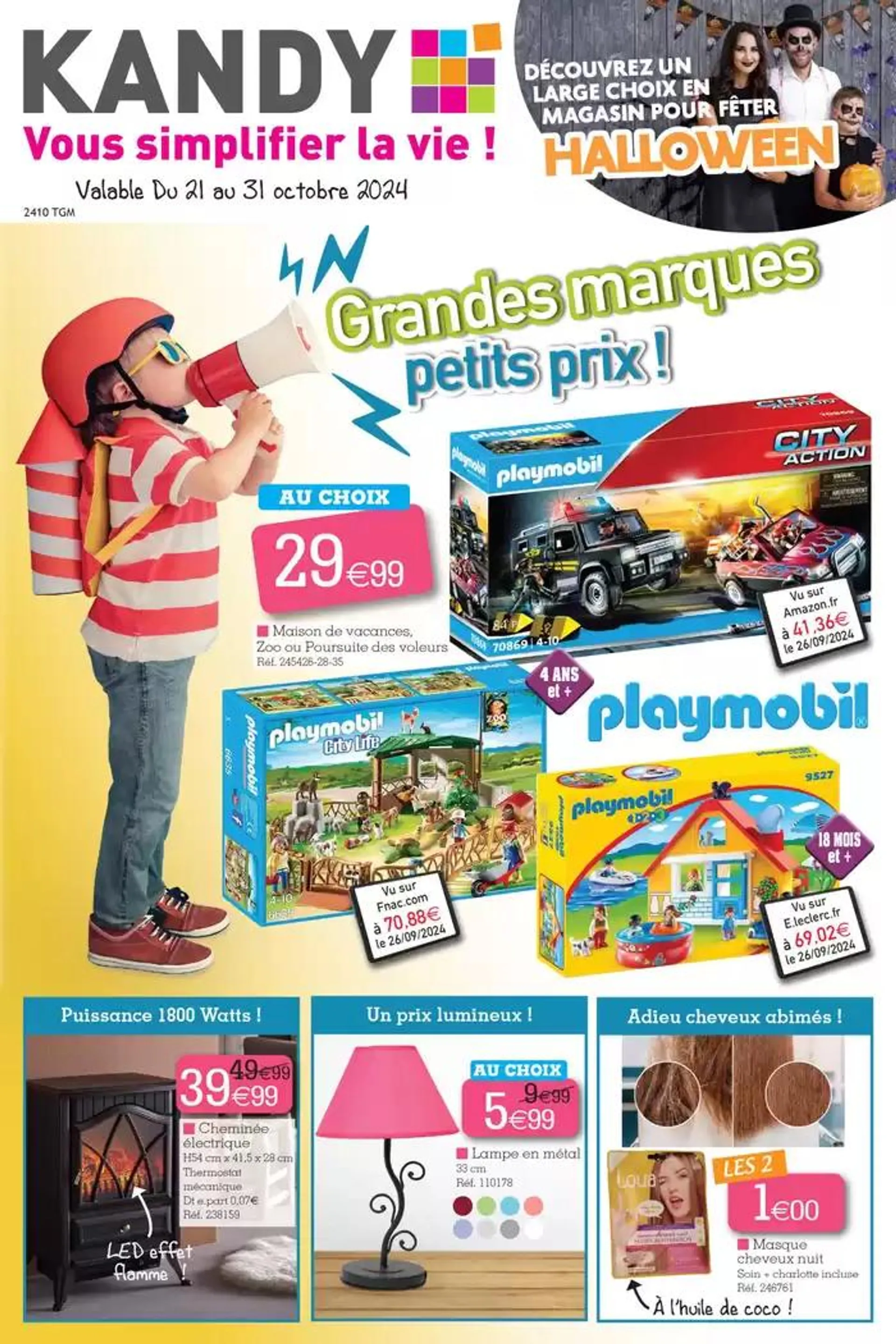 Grandes marques petits prix  du 21 octobre au 31 octobre 2024 - Catalogue page 1