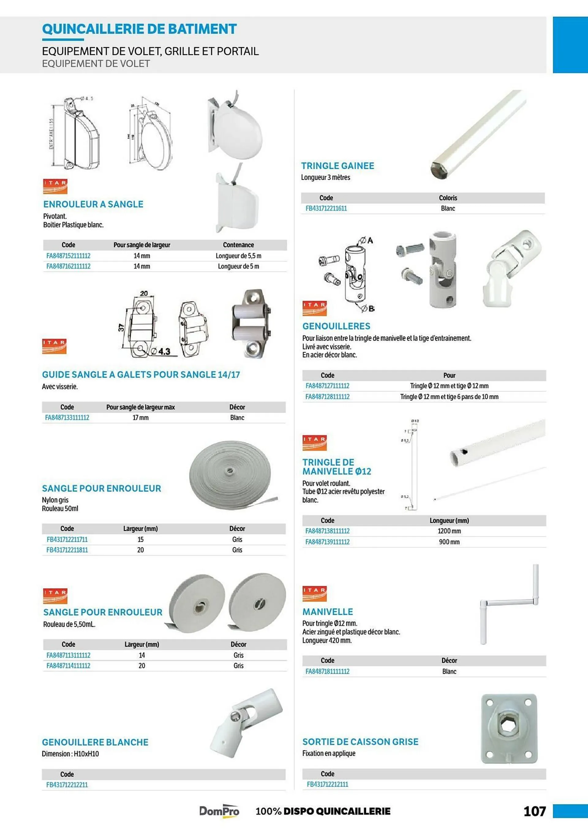 Catalogue DomPro du 8 juillet au 4 janvier 2025 - Catalogue page 107