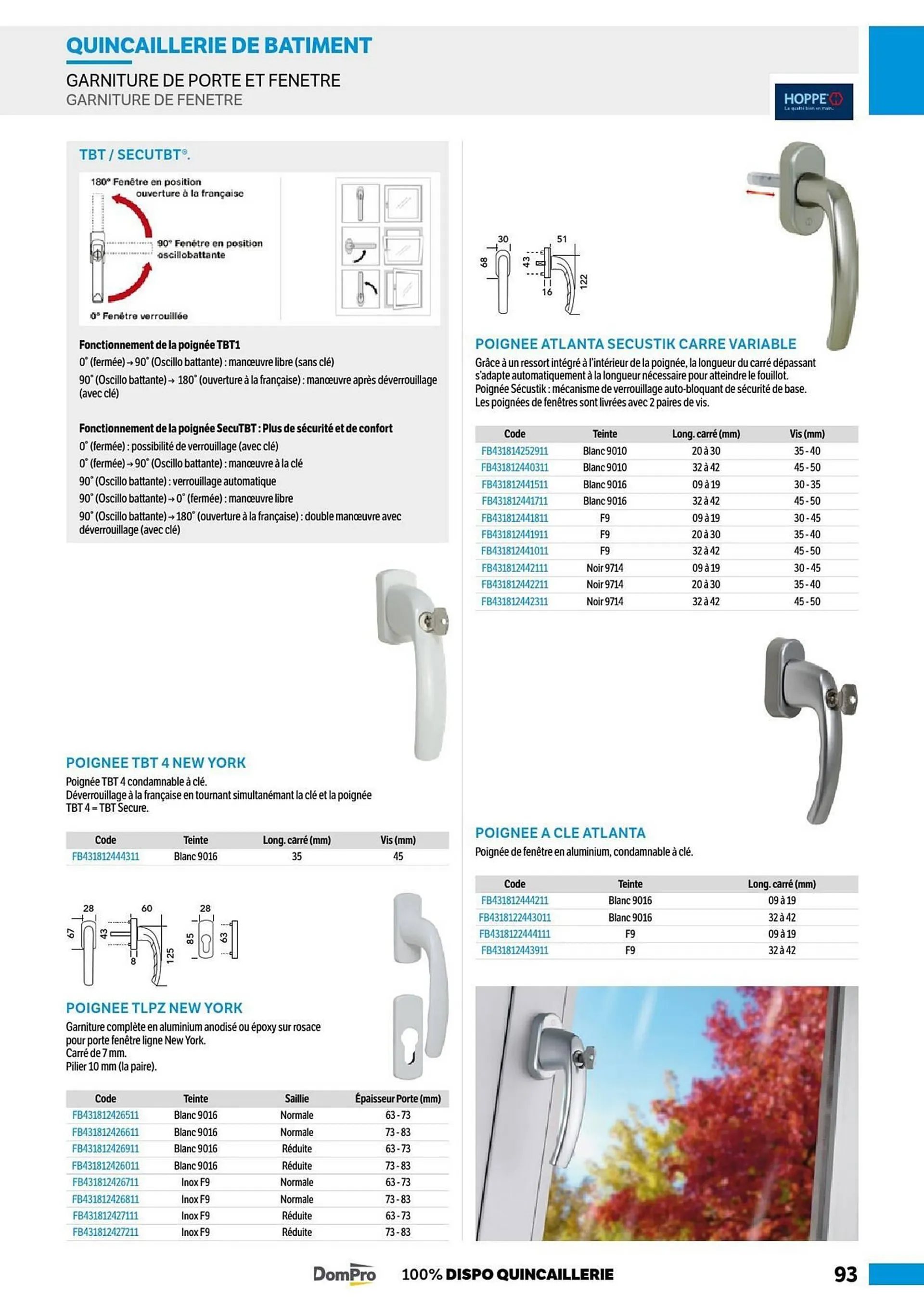 Catalogue DomPro du 8 juillet au 4 janvier 2025 - Catalogue page 93