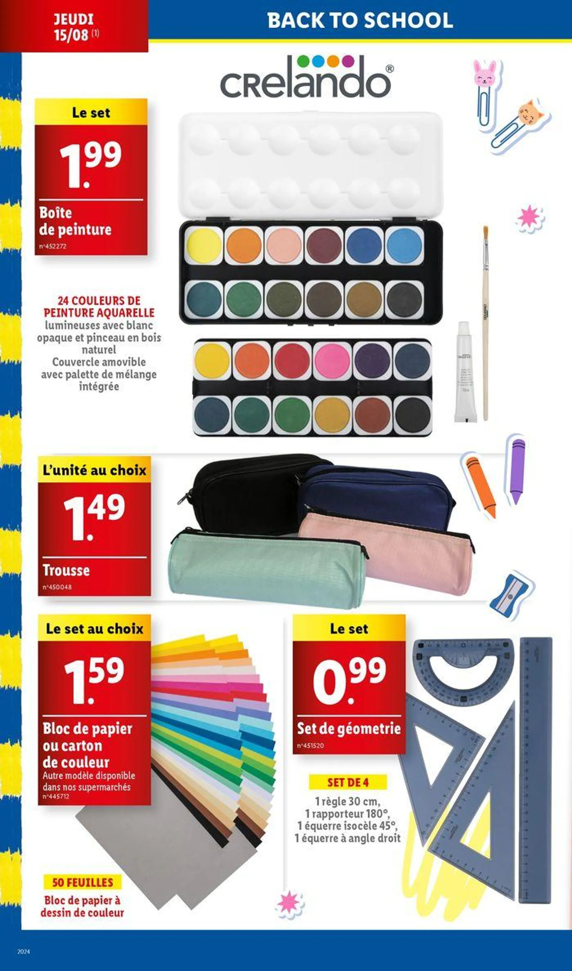  Profitez de nos offres maison, textile, et préparez la rentrée à petits prix chez Lidl ! - 28