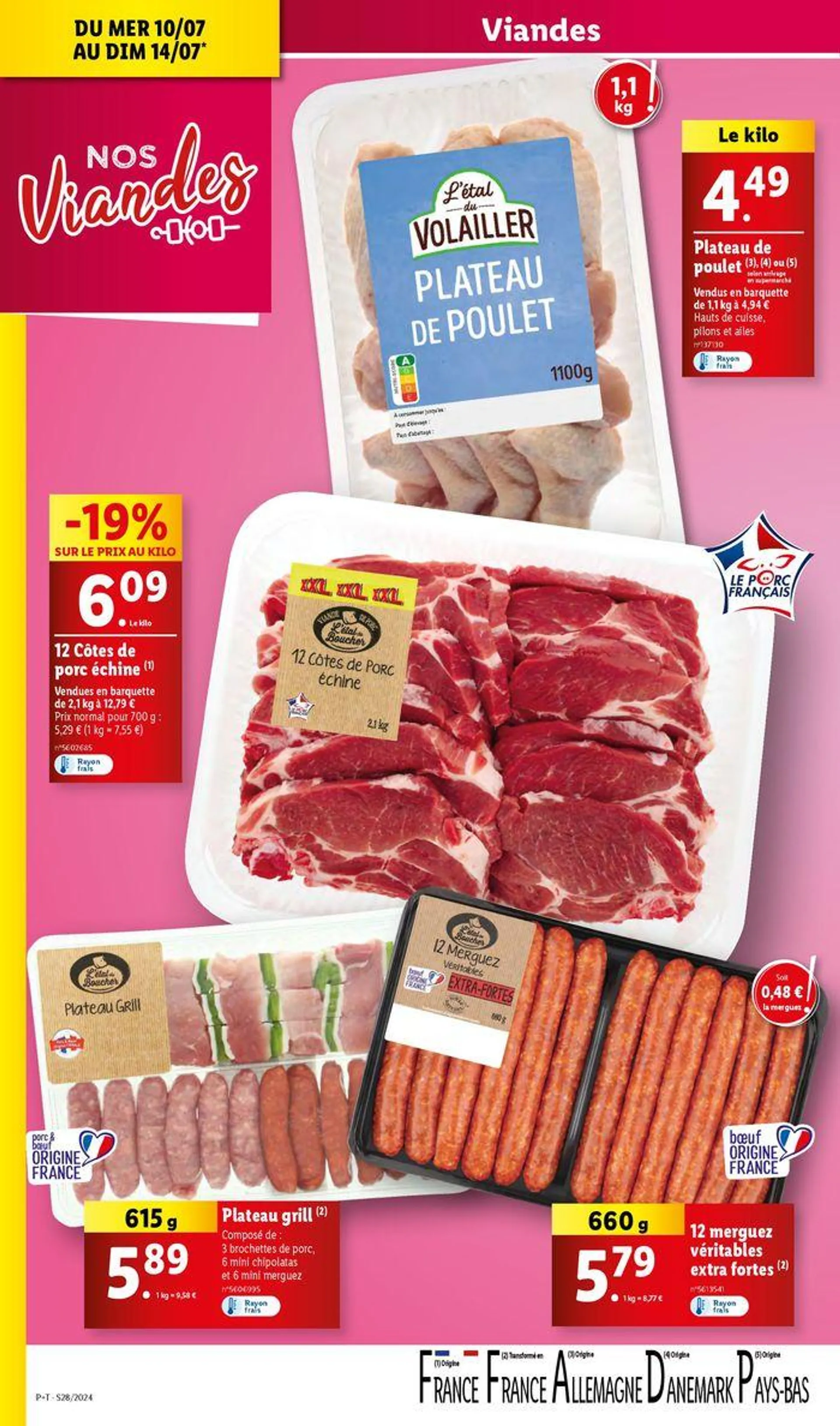 Profiez des petits prix pour des méga économies chez Lidl ! du 10 juillet au 16 juillet 2024 - Catalogue page 6