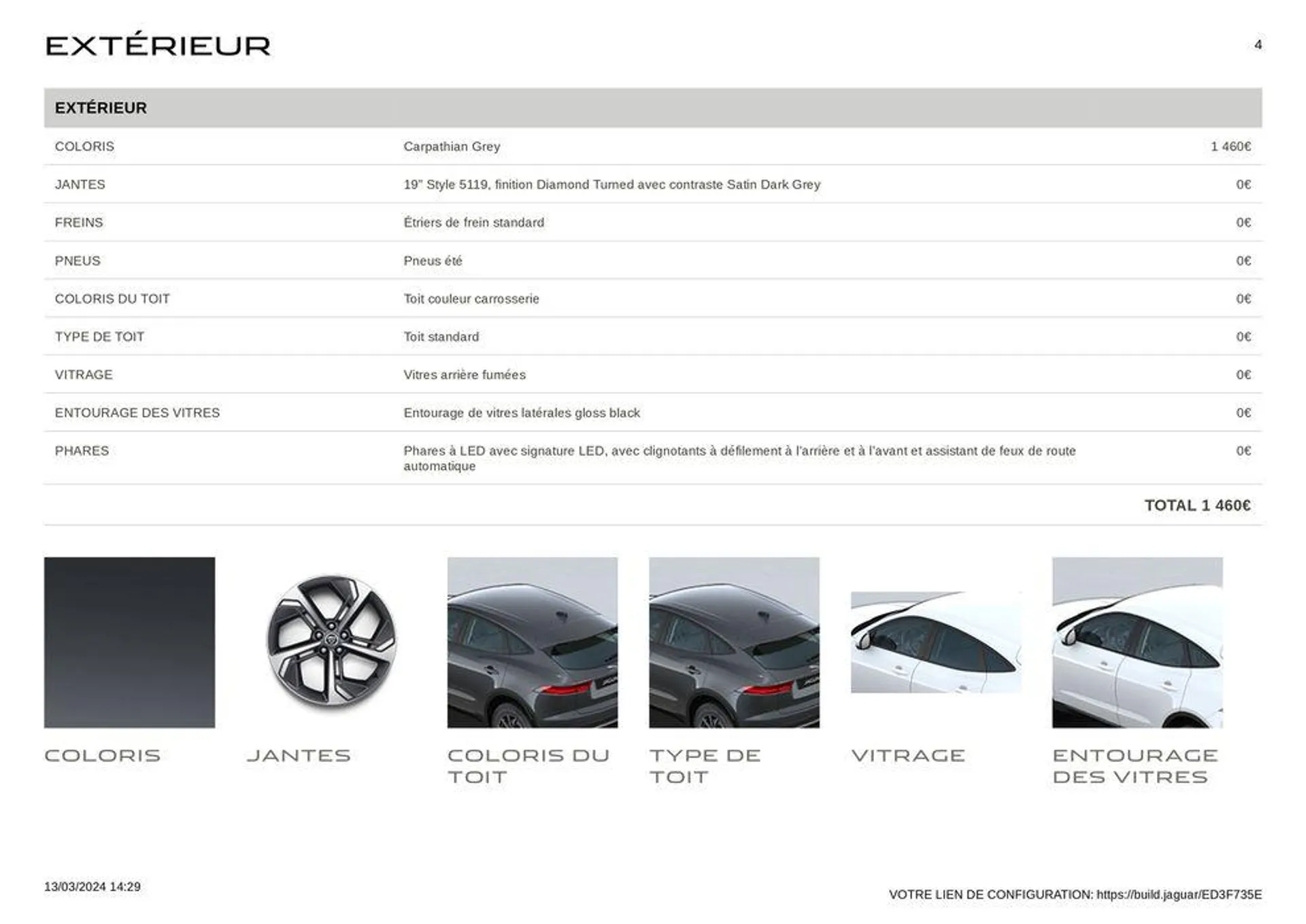 E‑PACE R‑DYNAMIC SE Carpathian Grey du 13 mars au 31 décembre 2024 - Catalogue page 4