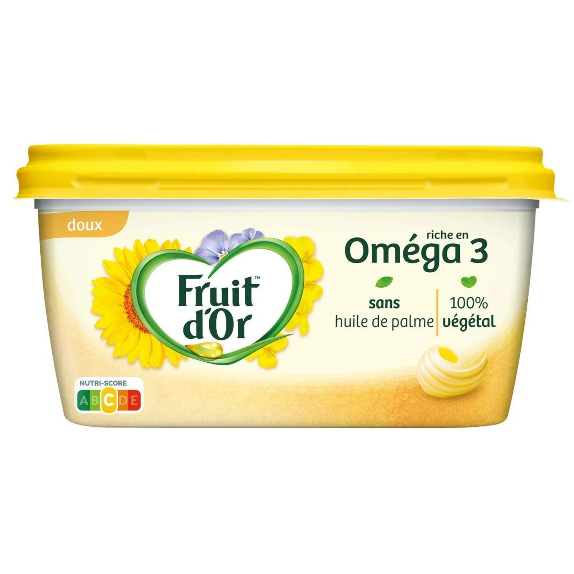 FRUIT D'OR Margarine oméga 3 doux 450g