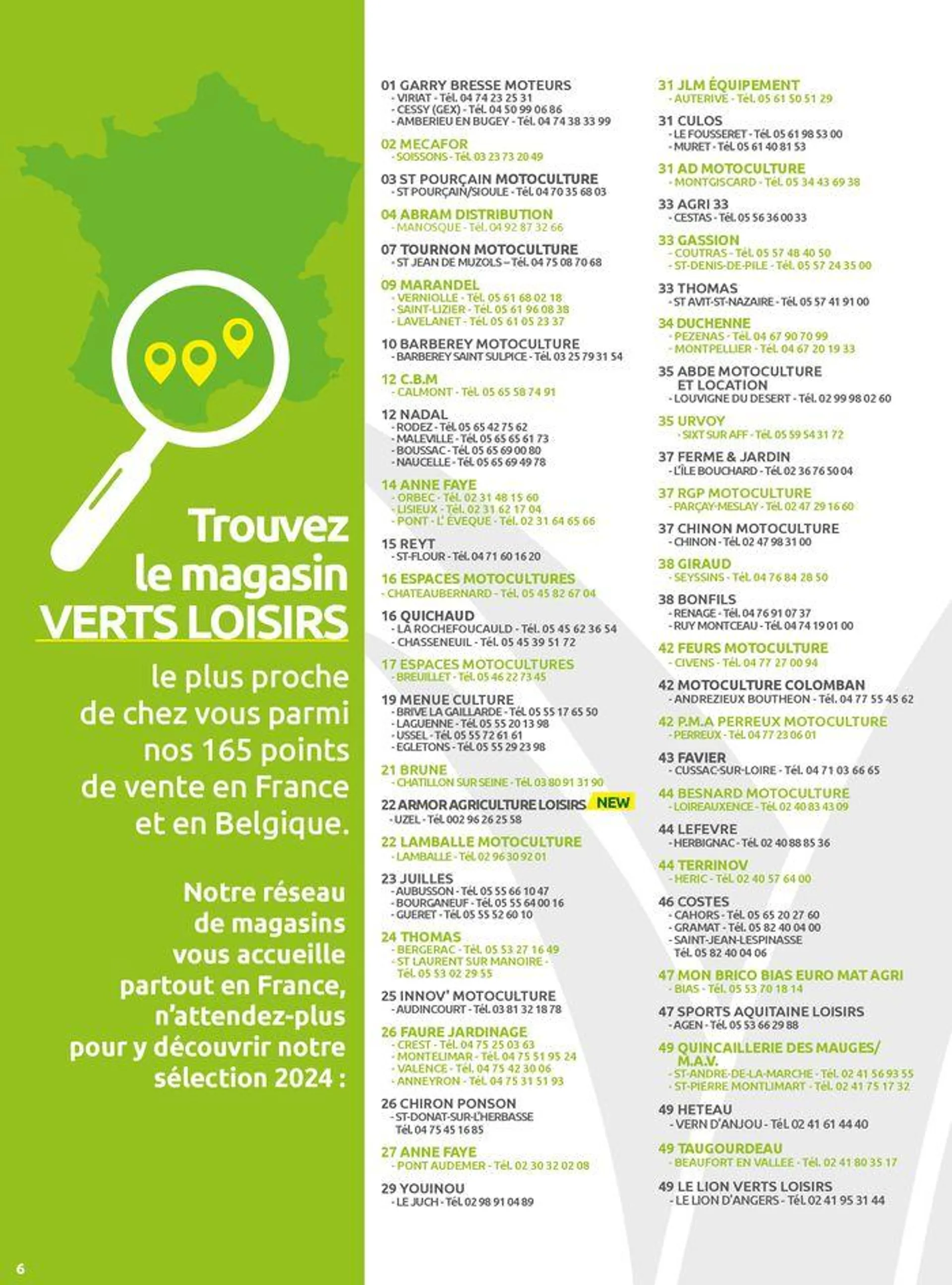 Catalogue 2024 du 1 mars au 31 décembre 2024 - Catalogue page 6