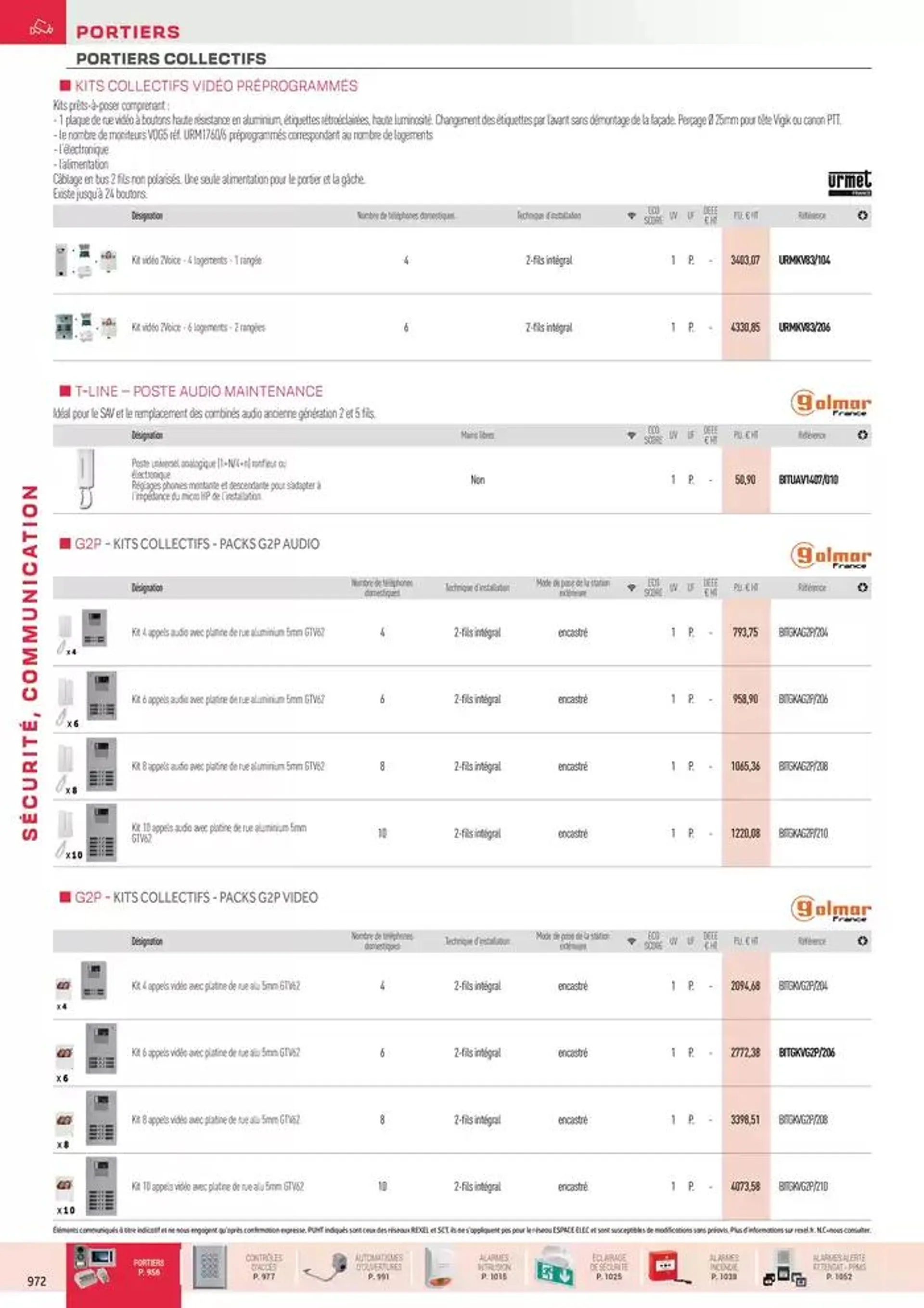 Sécurité, Communication du 31 octobre au 31 décembre 2024 - Catalogue page 18