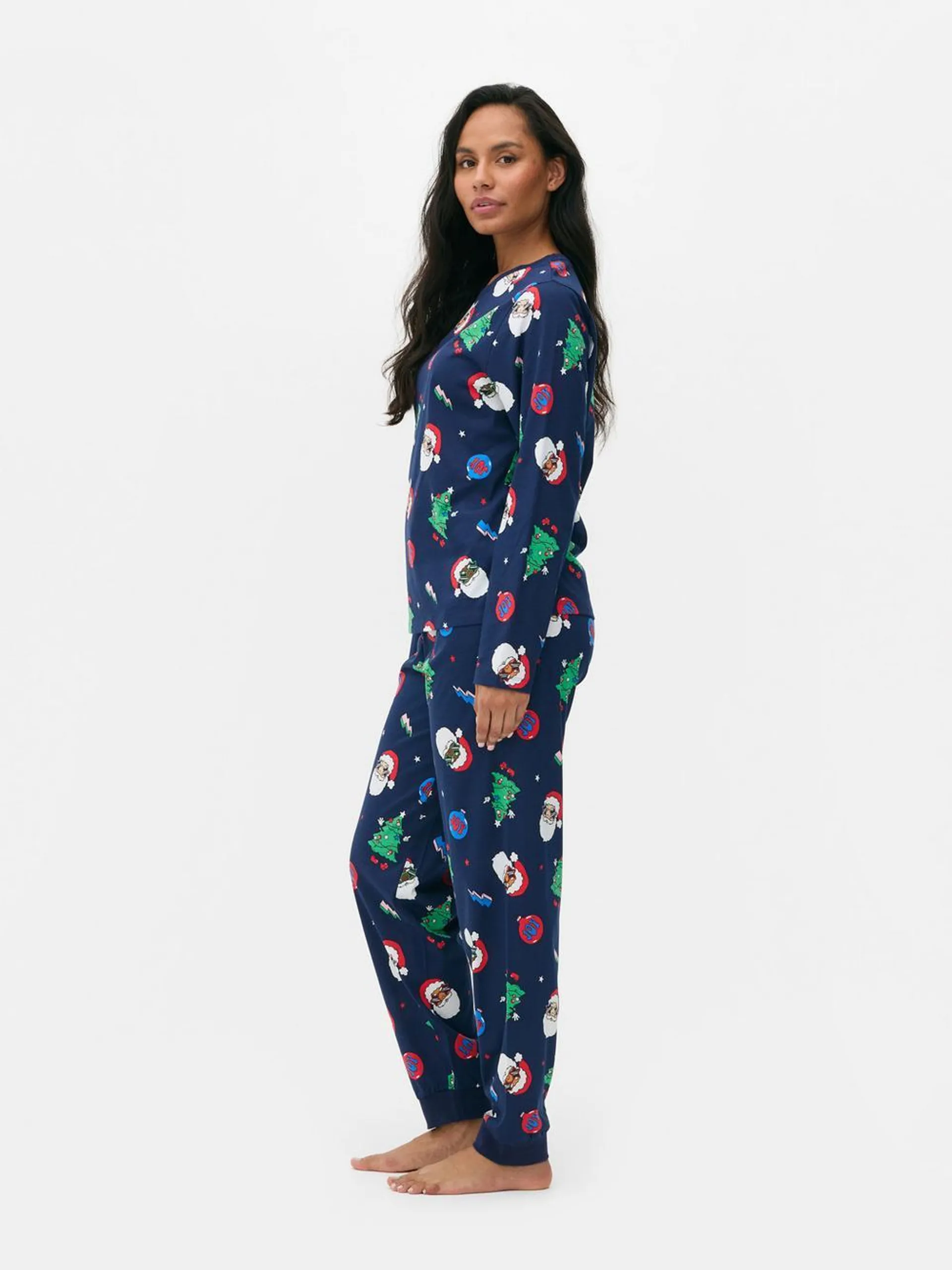 Pyjama père Noël pour femme