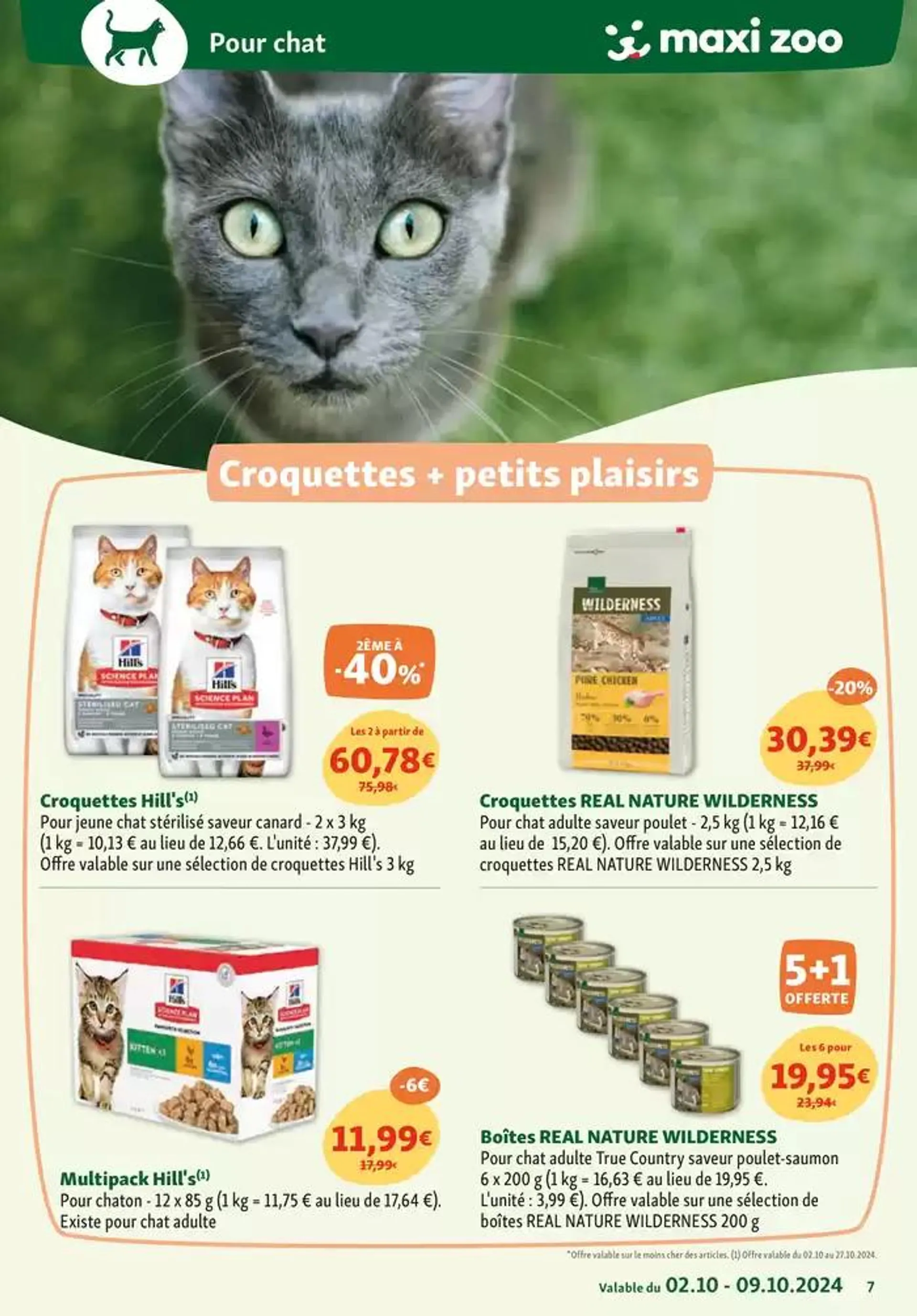 Maxi Zoo: Tout pour vos animaux du 2 octobre au 9 octobre 2024 - Catalogue page 7