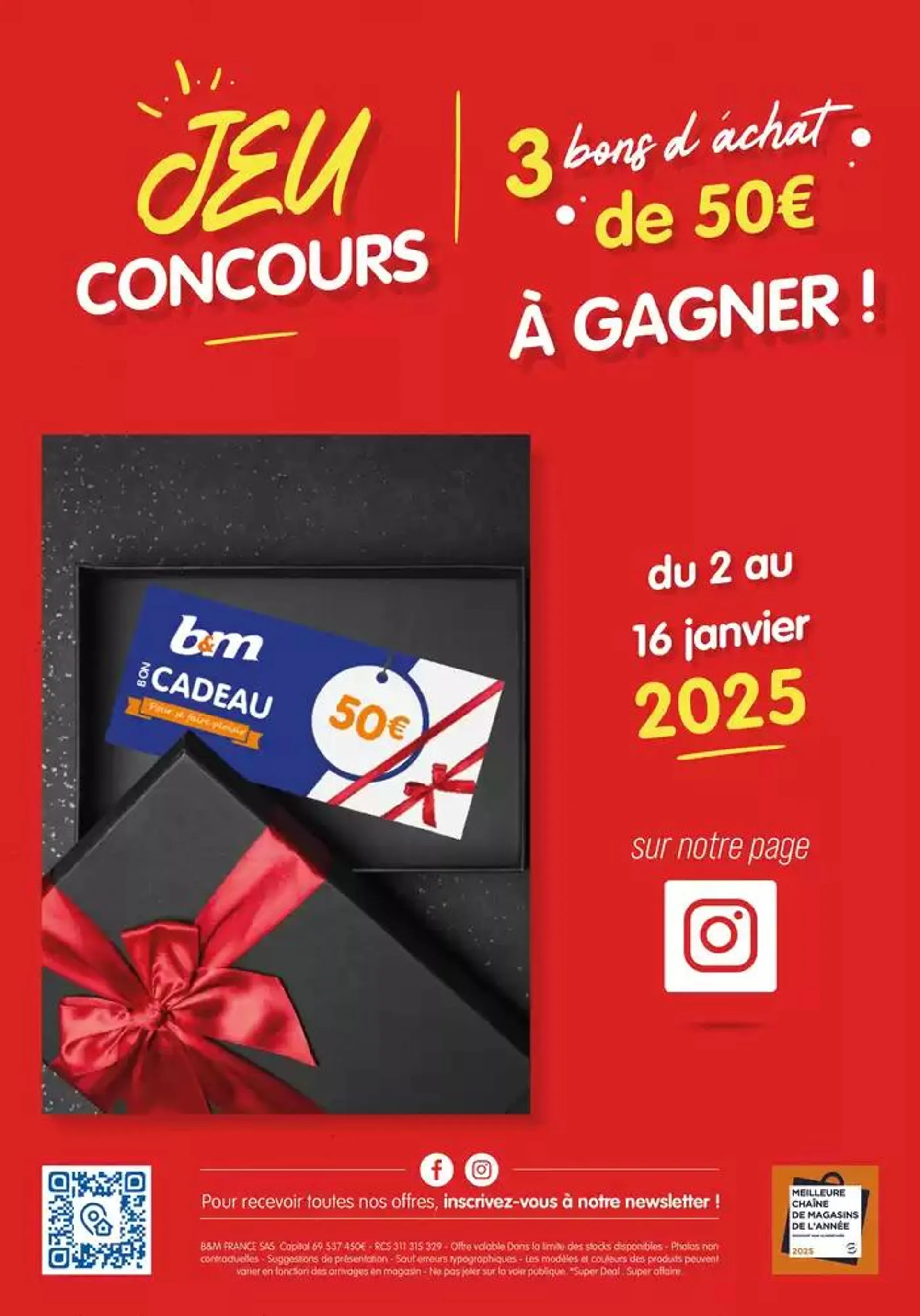 B&M: Super Deal du 26 décembre au 28 janvier 2025 - Catalogue page 22