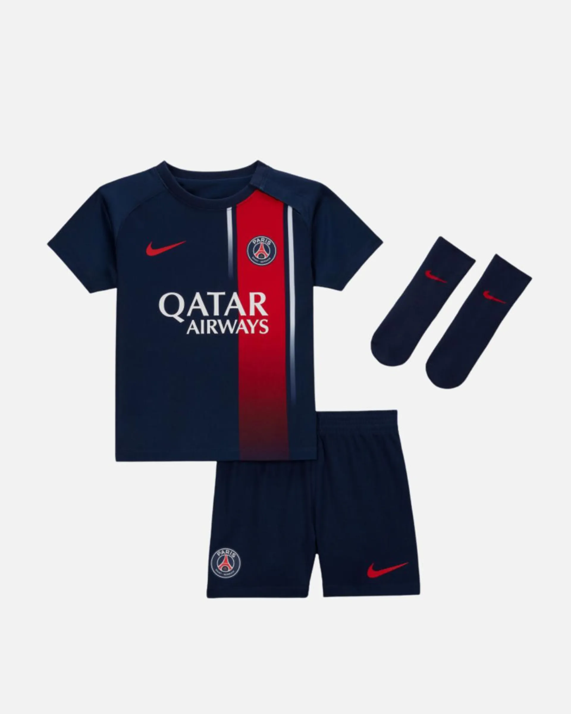 Kit PSG Bébé 2023/2024 - Bleu/Blanc/Rouge