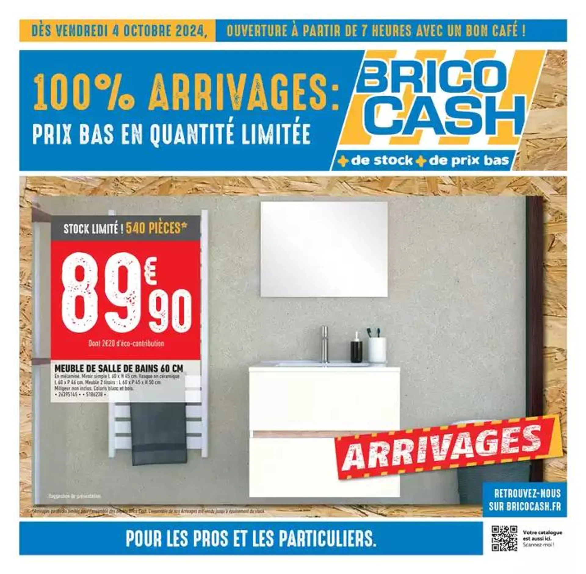 Les arrivages Brico Cash du 4 octobre au 17 octobre 2024 - Catalogue page 1