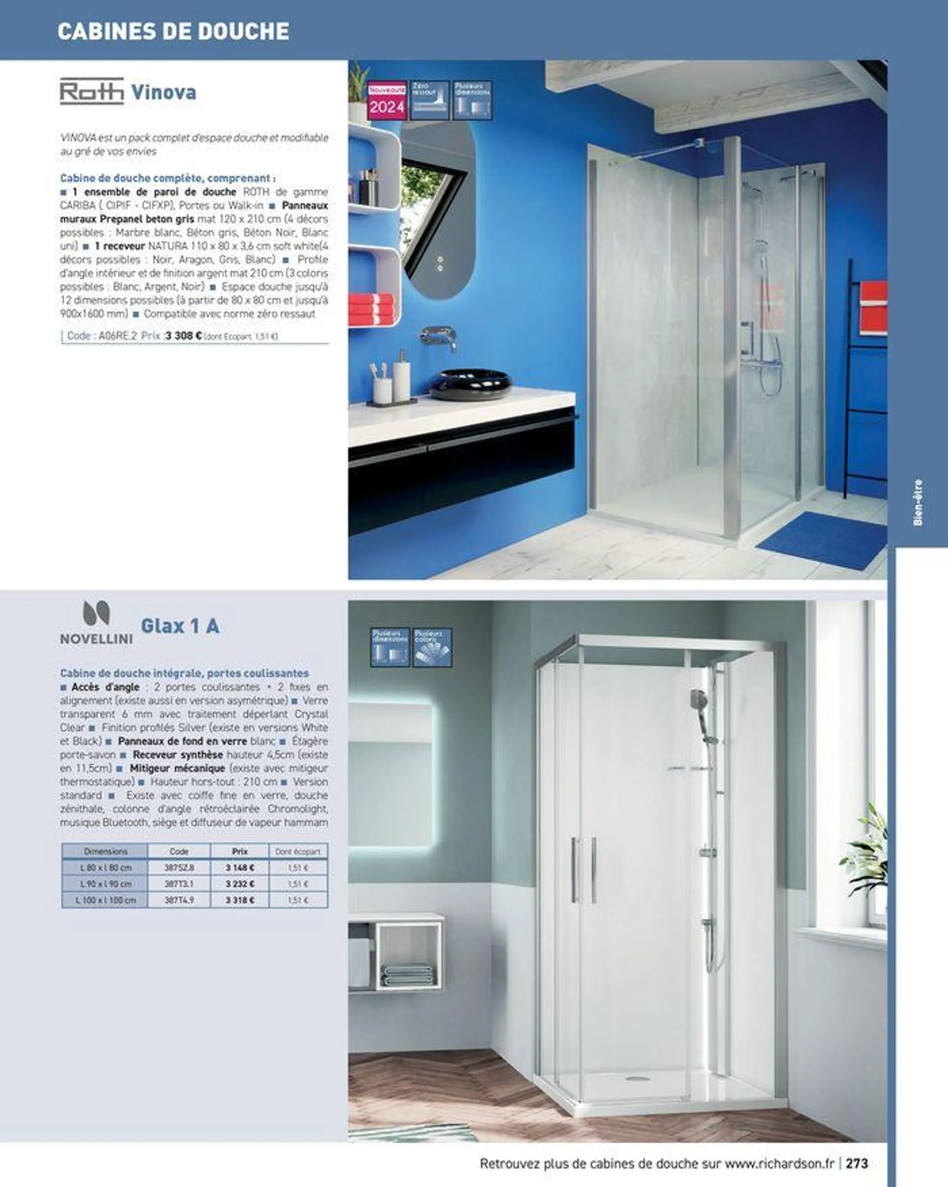 Salle de bains et carrelage 2024 du 23 mai au 31 décembre 2024 - Catalogue page 275