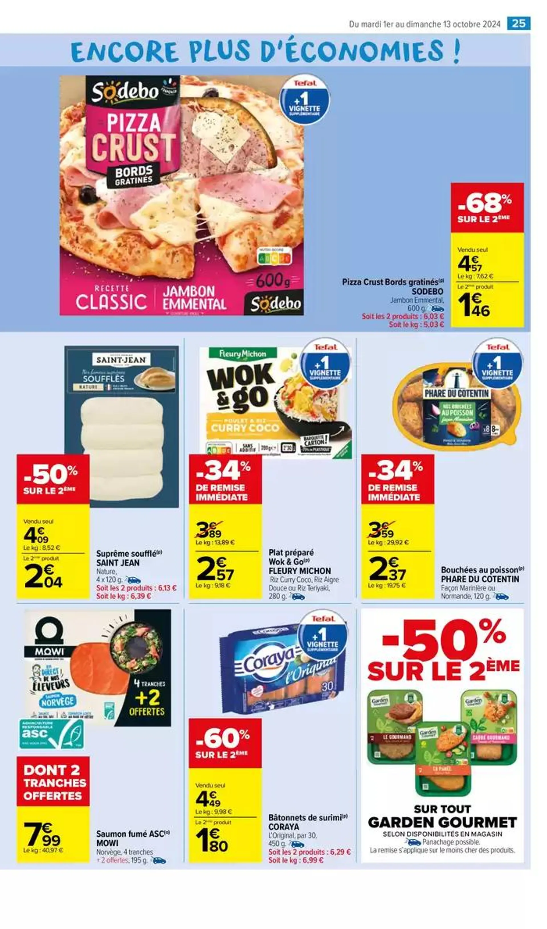 LES SURGELÉS ET GLACES du 1 octobre au 13 octobre 2024 - Catalogue page 27