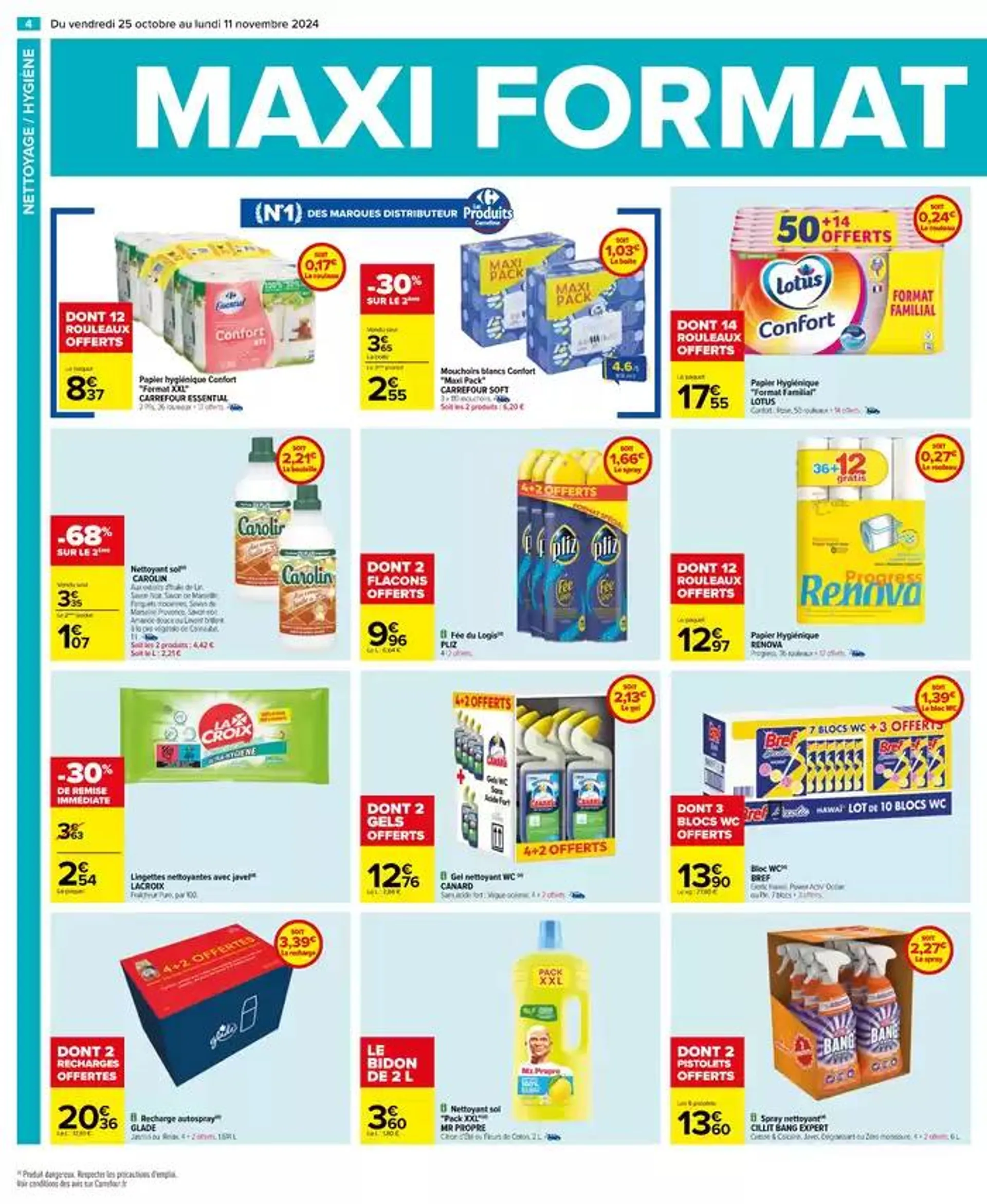 MAXI FORMAT MINI PRIX du 25 octobre au 11 novembre 2024 - Catalogue page 4