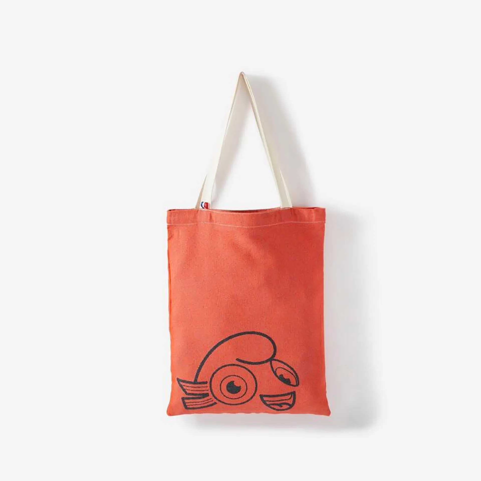 Totebag Les Mascottes de Paris 2024 - Corail