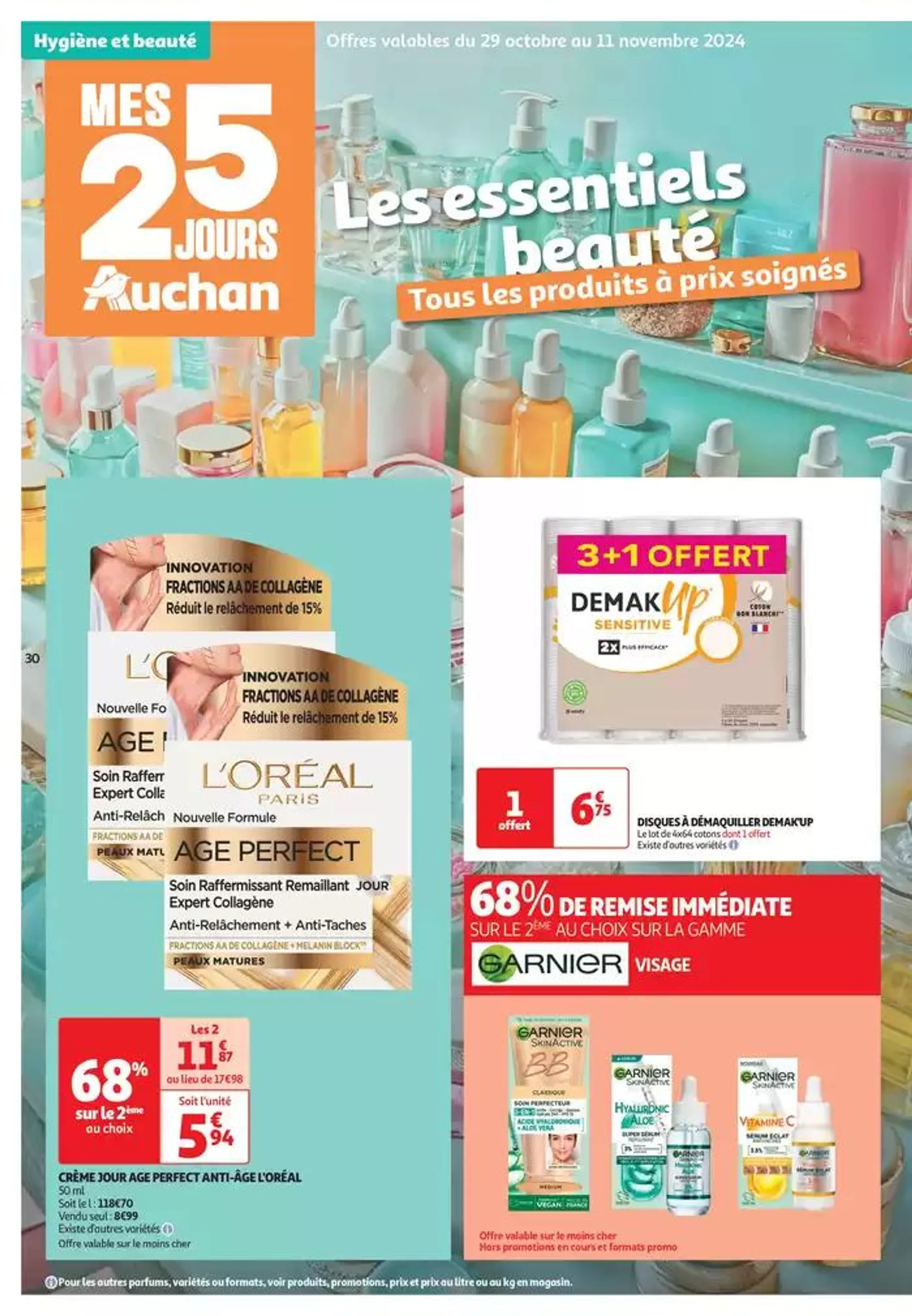 Top depart : 25 jours Auchan  du 29 octobre au 4 novembre 2024 - Catalogue page 30