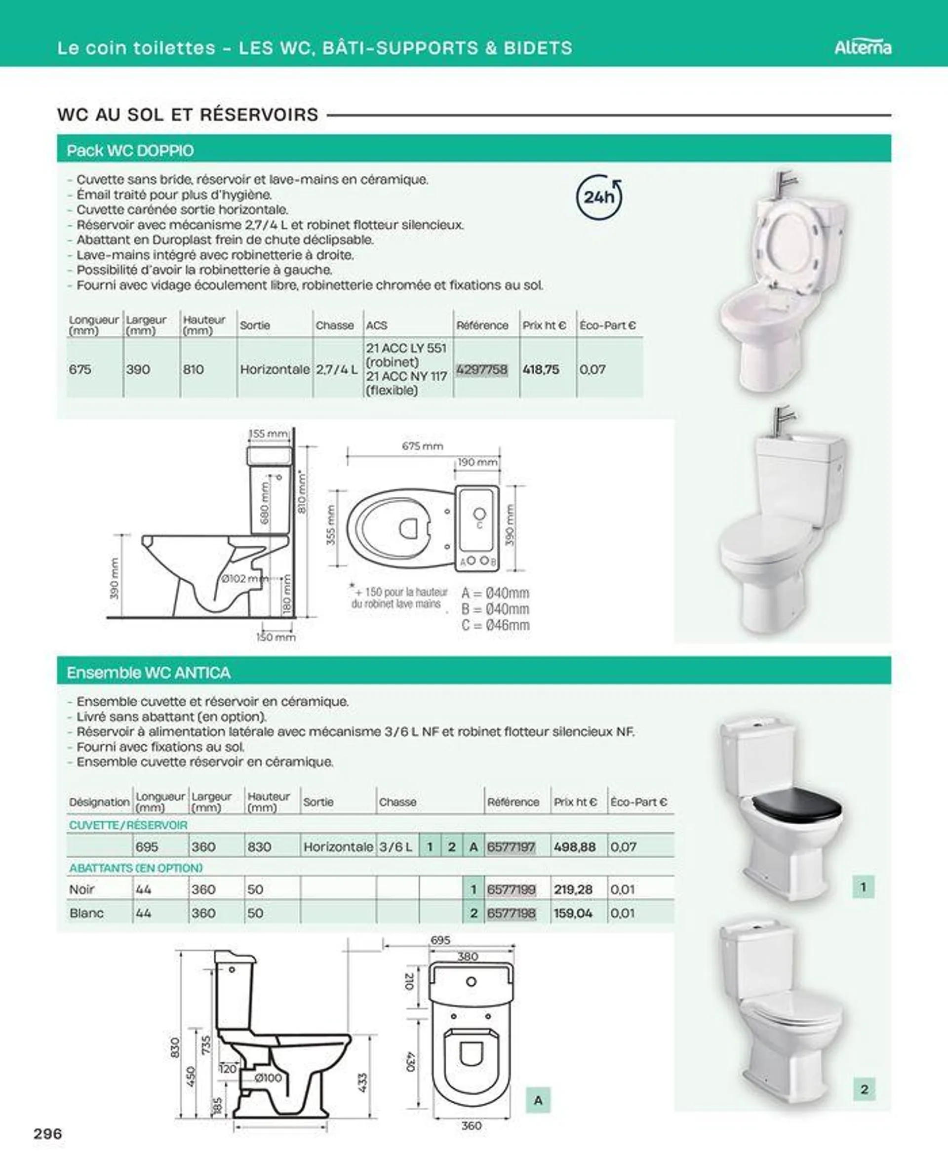 La salle de bain en toute sérénité du 2 juillet au 31 décembre 2024 - Catalogue page 296