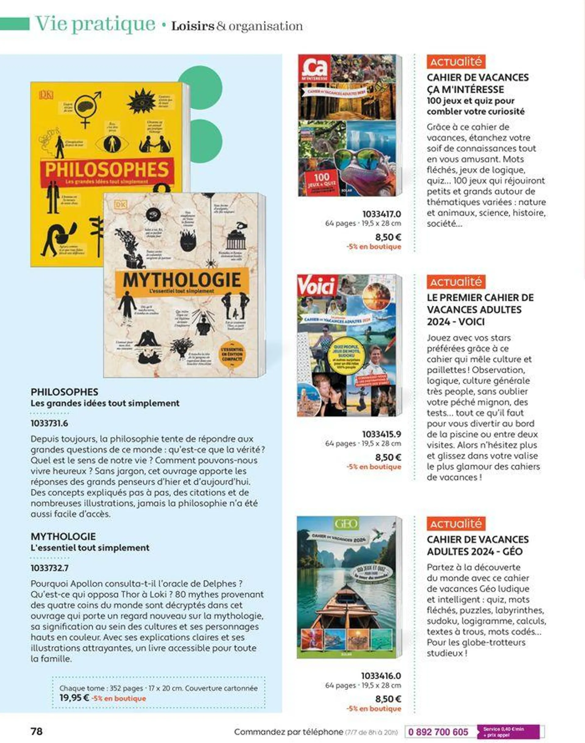 Septembre - Octobre 2024 du 2 septembre au 31 octobre 2024 - Catalogue page 78