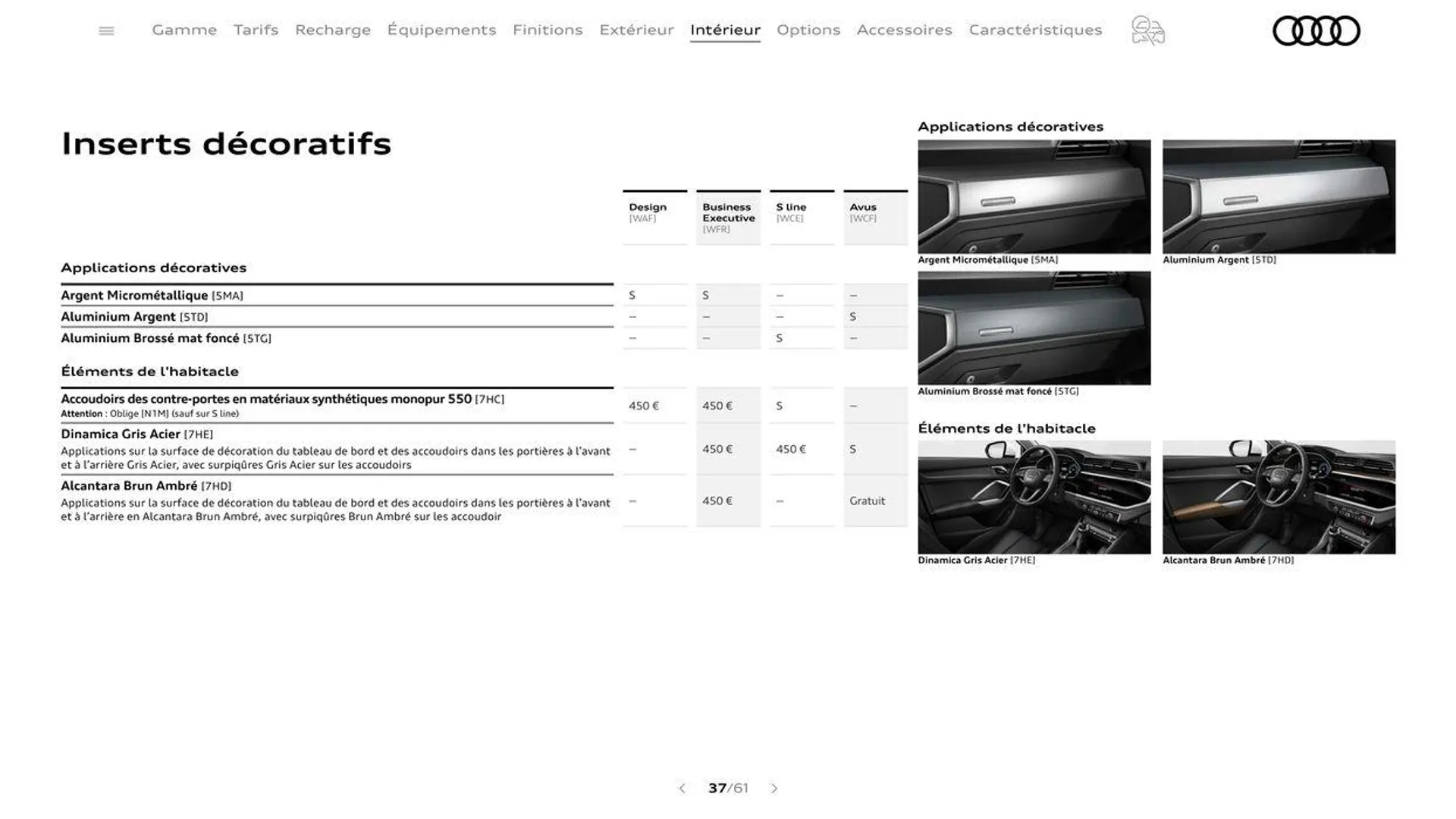 Audi Q3 du 20 août au 31 décembre 2024 - Catalogue page 37