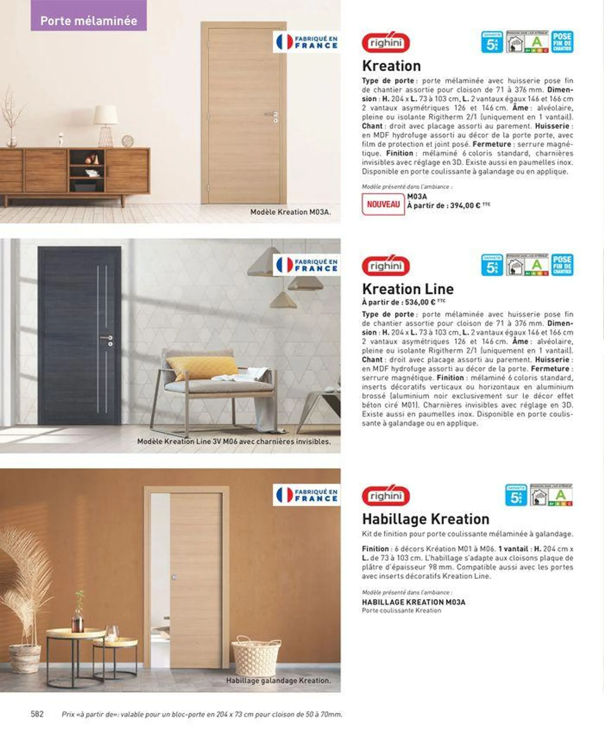 Sélection Intérieur & Extérieur 2024 du 5 avril au 31 décembre 2024 - Catalogue page 582