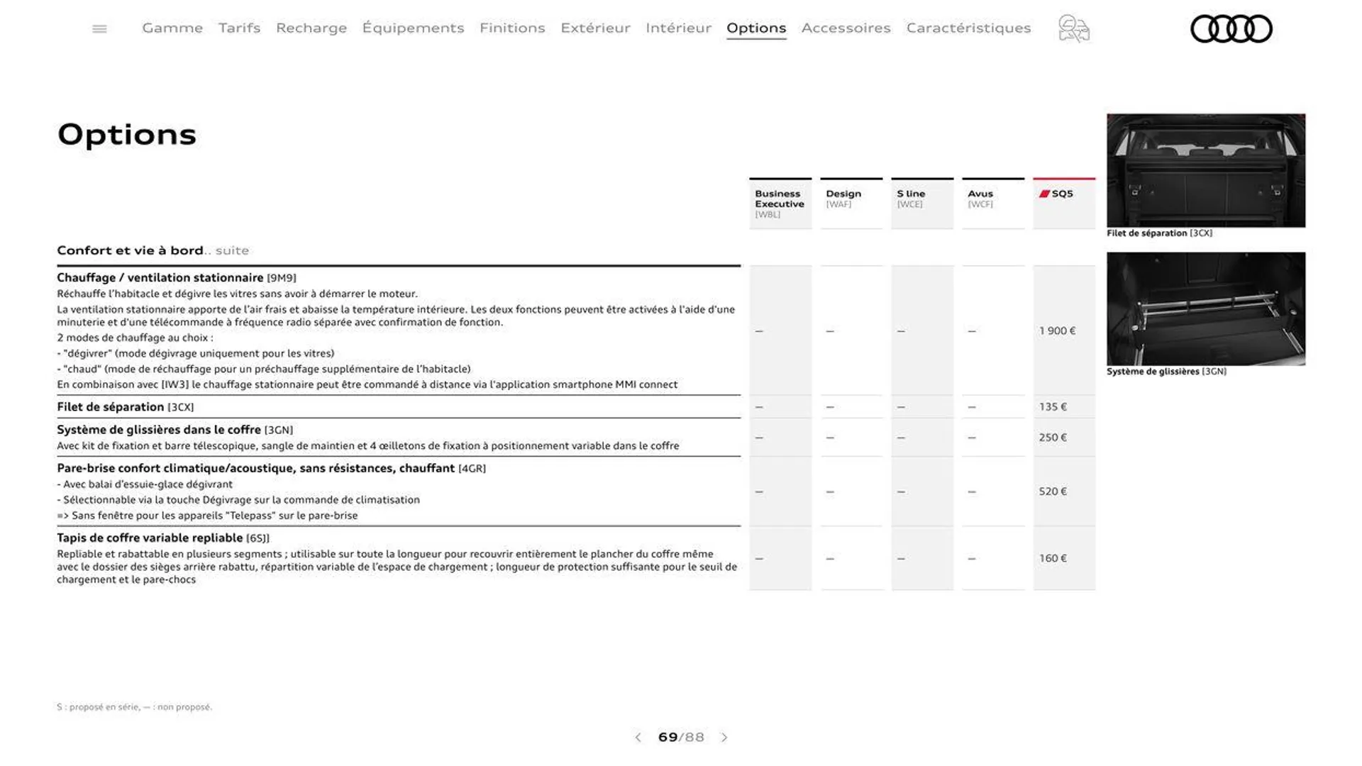 Audi Q5 du 20 août au 31 décembre 2024 - Catalogue page 69