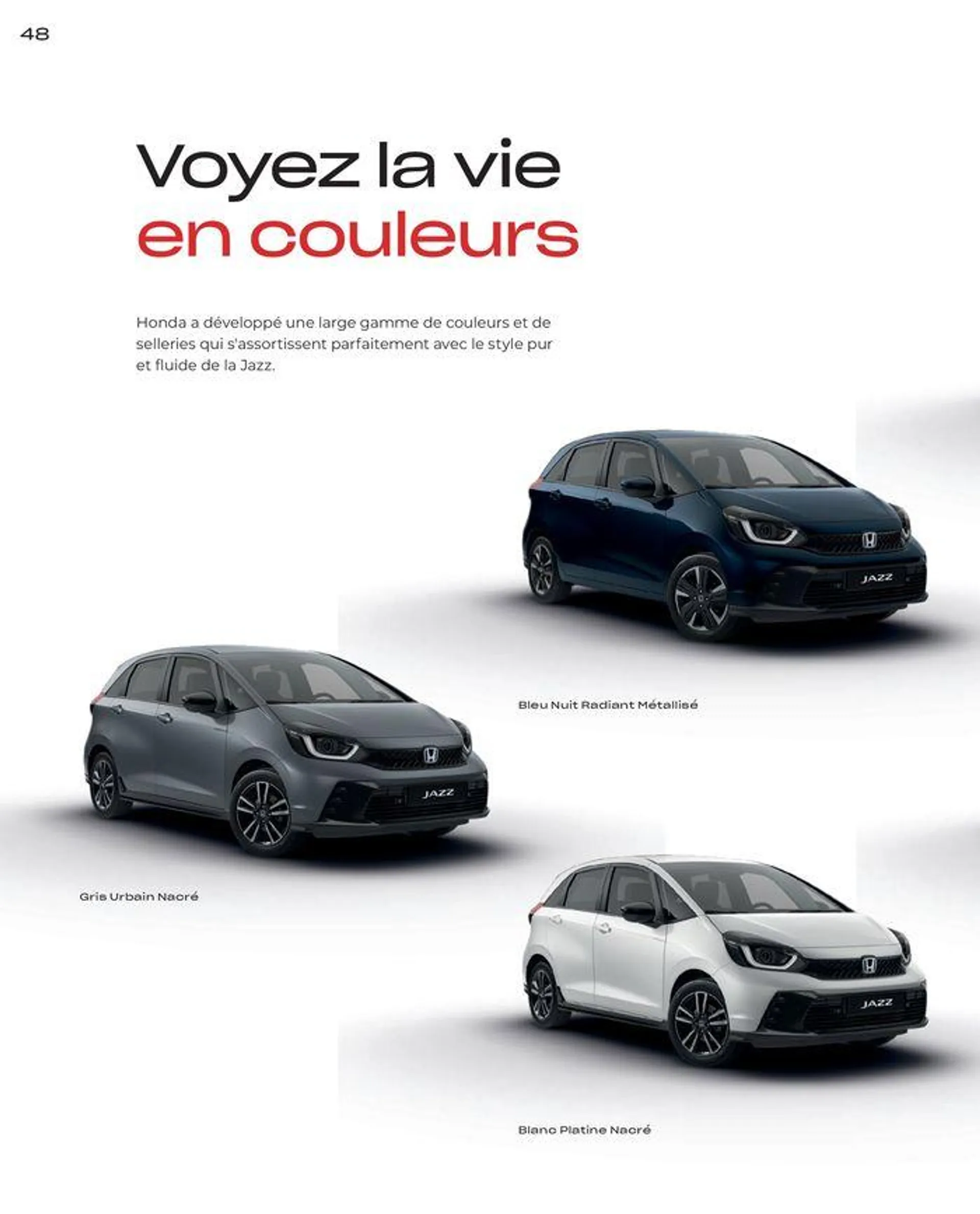 Honda JAZZ  du 2 février au 30 septembre 2024 - Catalogue page 48