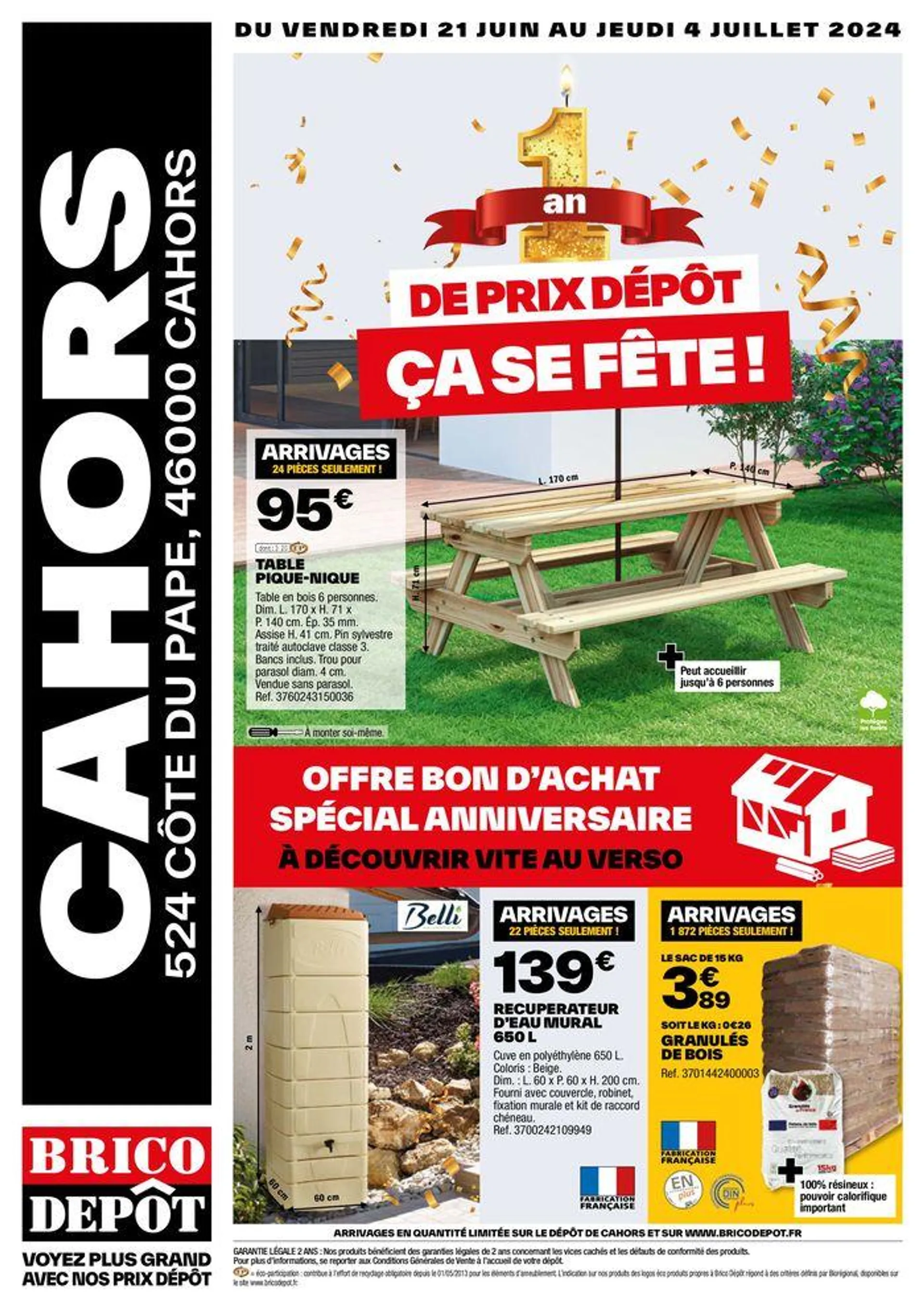 CAHORS du 20 juin au 4 juillet 2024 - Catalogue page 1