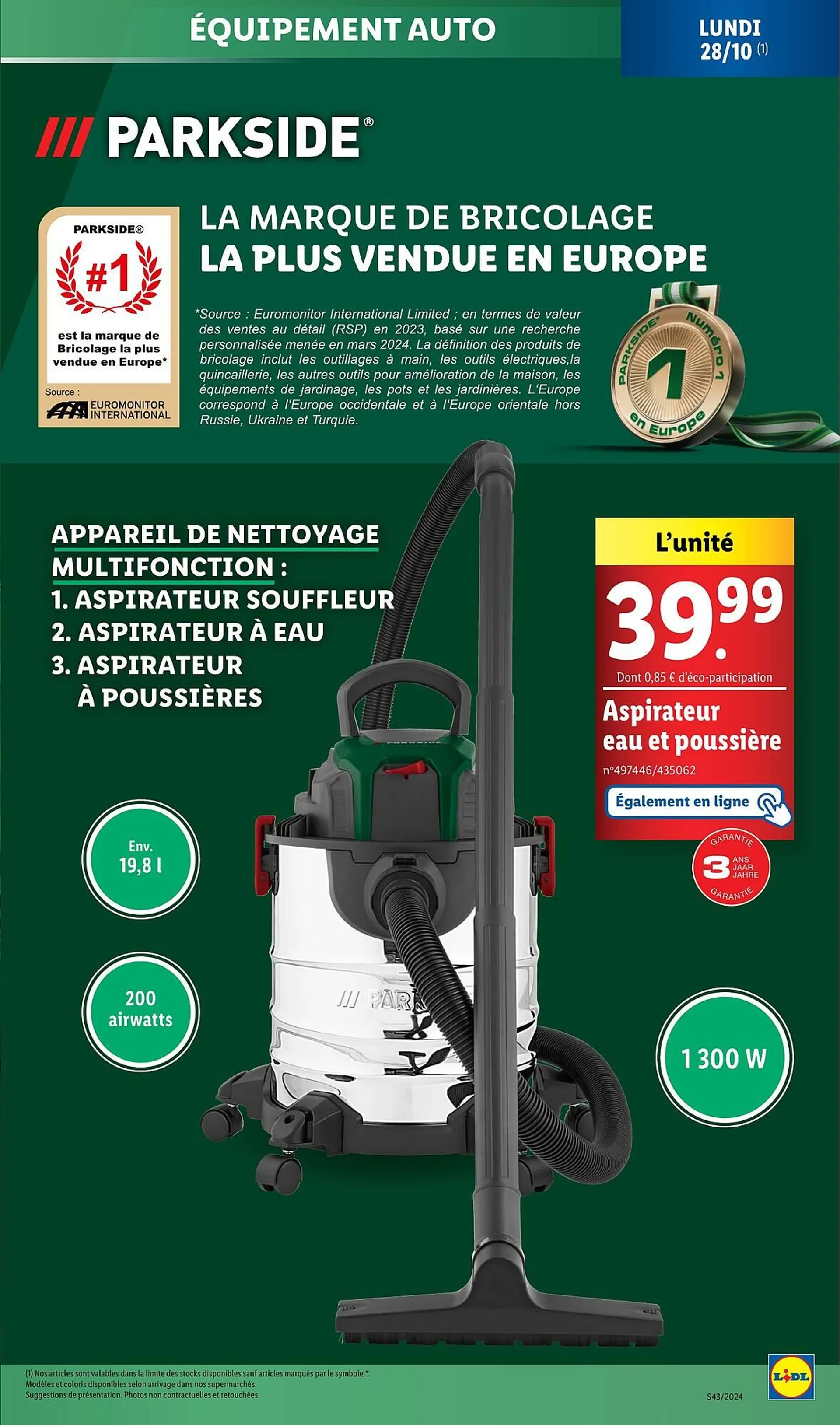 Catalogue Lidl du 23 octobre au 29 octobre 2024 - Catalogue page 63