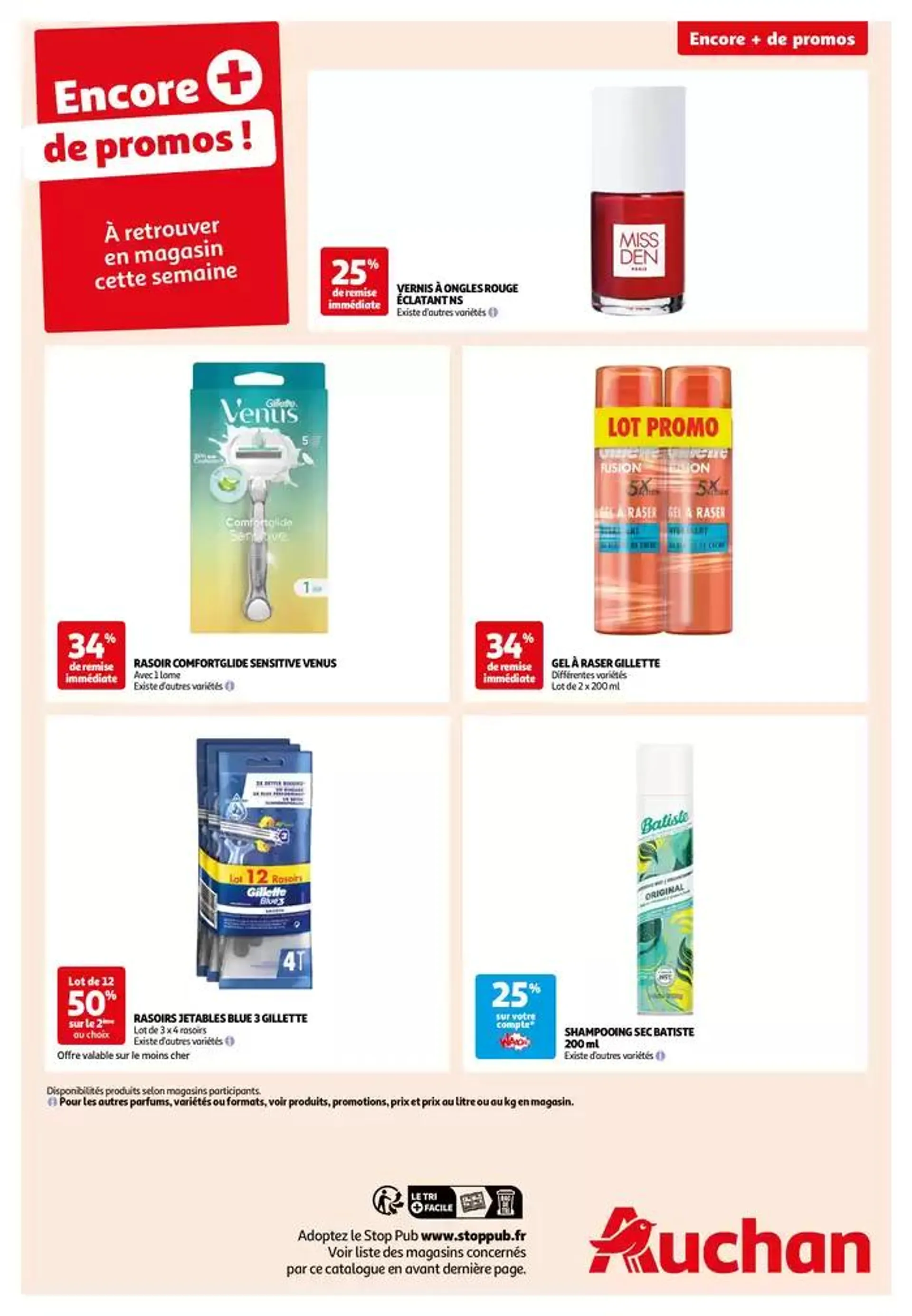 Top depart : 25 jours Auchan  du 29 octobre au 4 novembre 2024 - Catalogue page 76