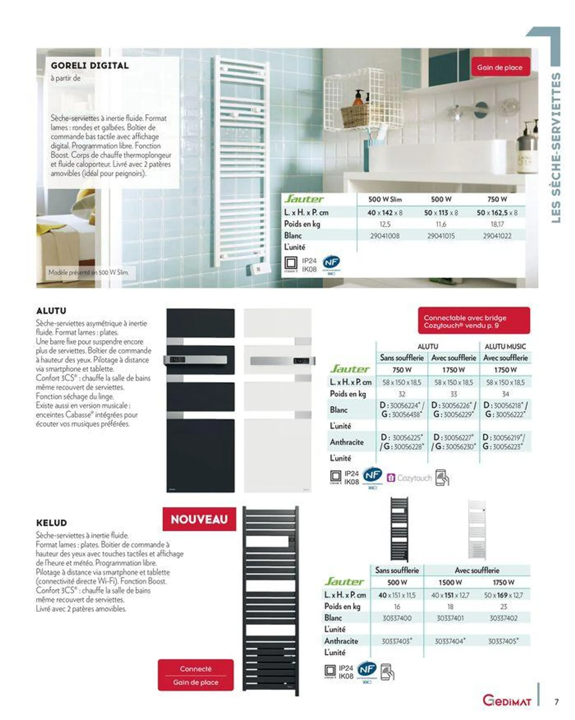 Chauffage du 13 septembre au 31 décembre 2024 - Catalogue page 7