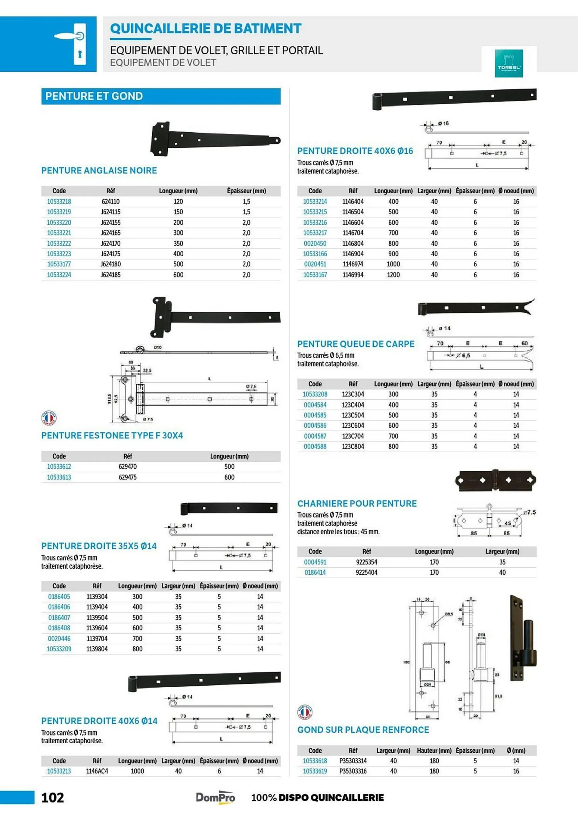 Catalogue DomPro du 8 juillet au 4 janvier 2025 - Catalogue page 102