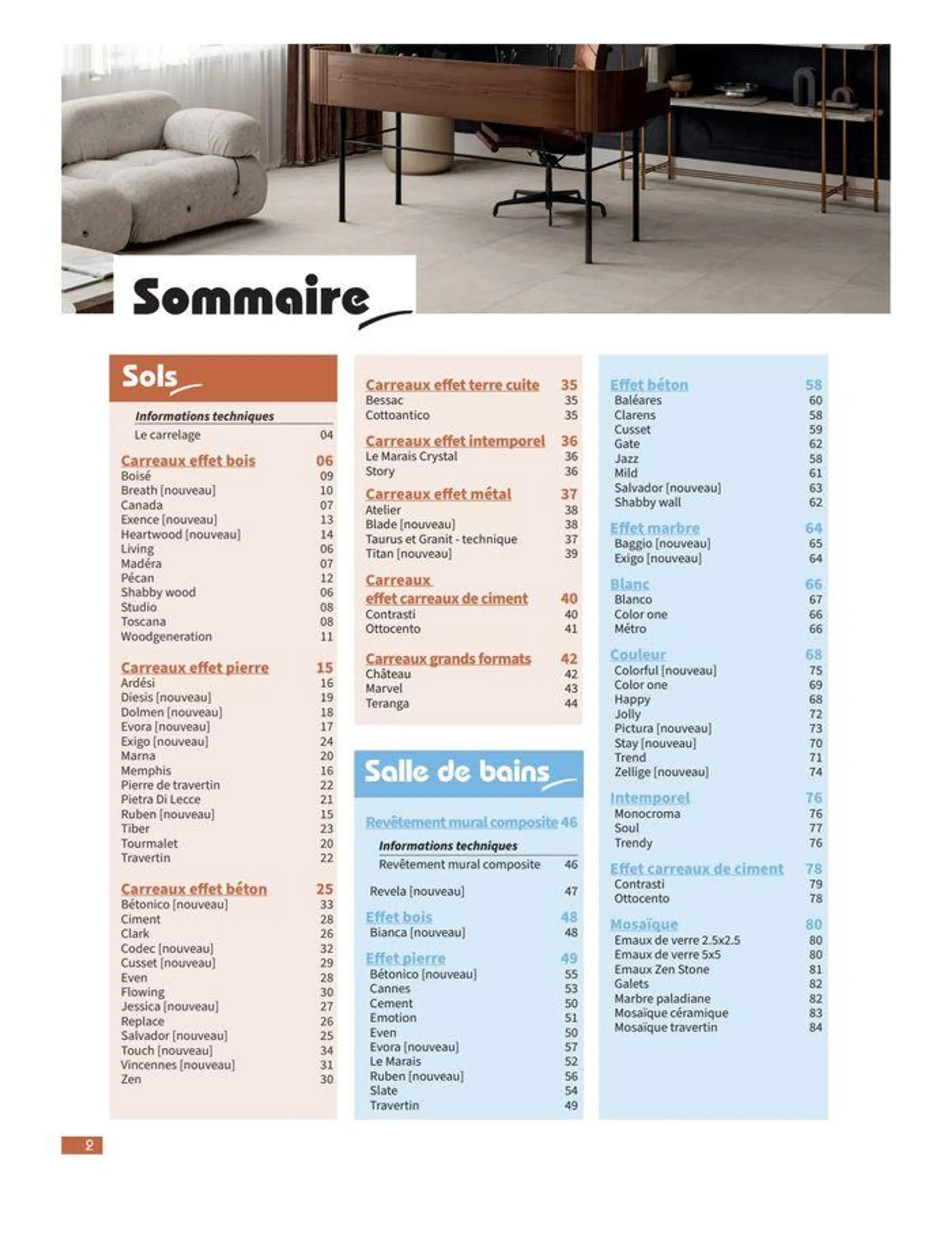 Catalogue Carrelage & Parquet 2023-2024. du 21 décembre au 31 décembre 2024 - Catalogue page 4