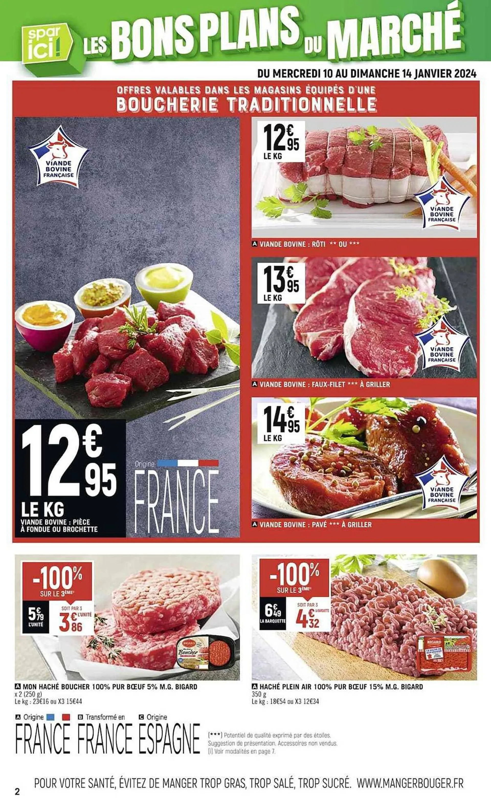 Catalogue Spar Supermarché du 5 janvier au 21 janvier 2024 - Catalogue page 2