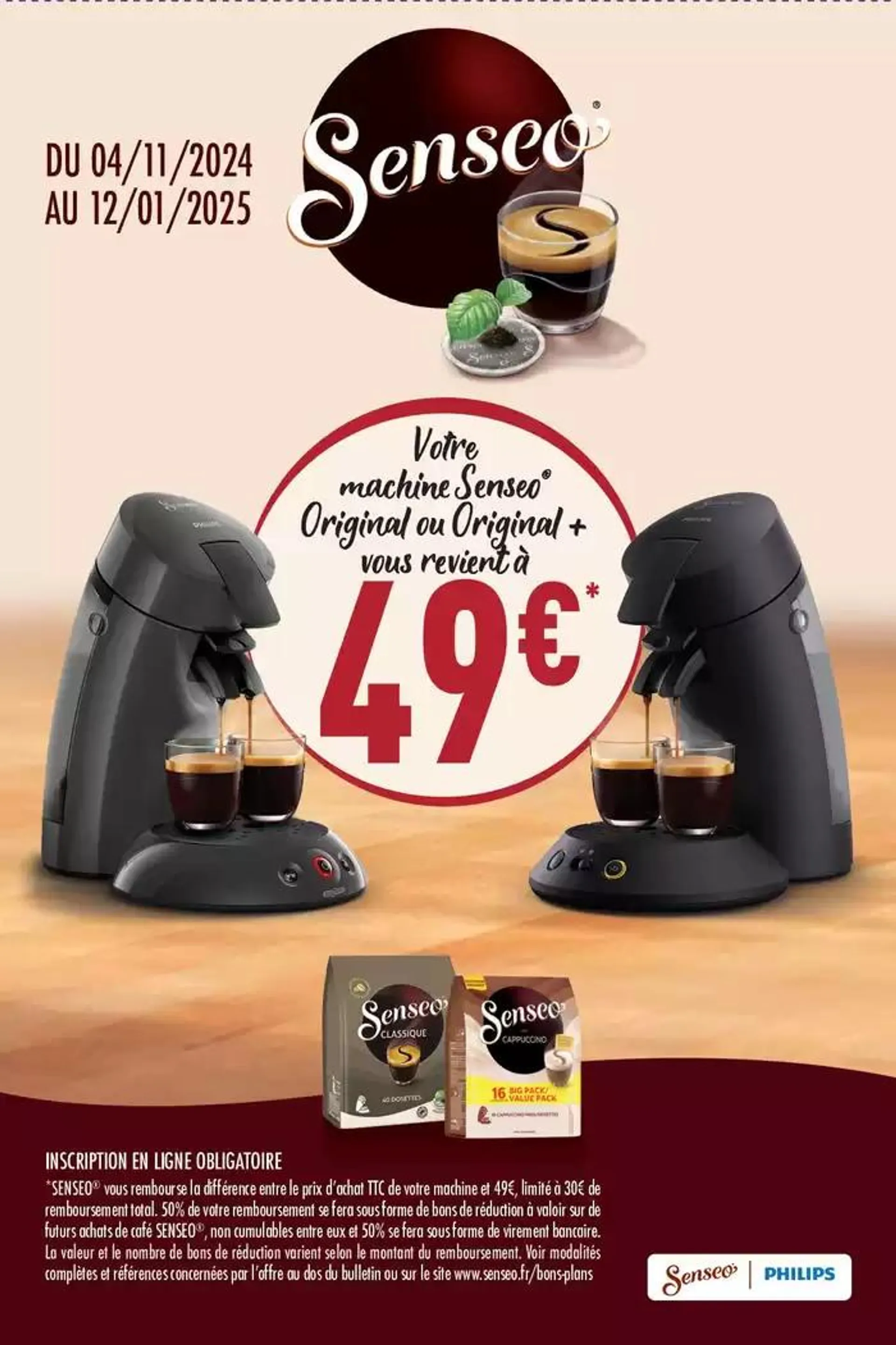 Machine revient à 49€ - 1