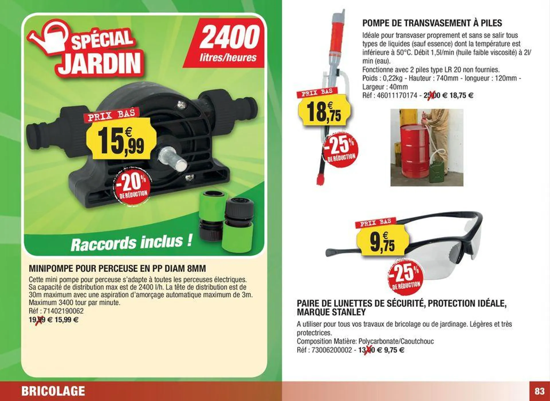 Spécial soldes s'été du 27 juin au 31 août 2024 - Catalogue page 83