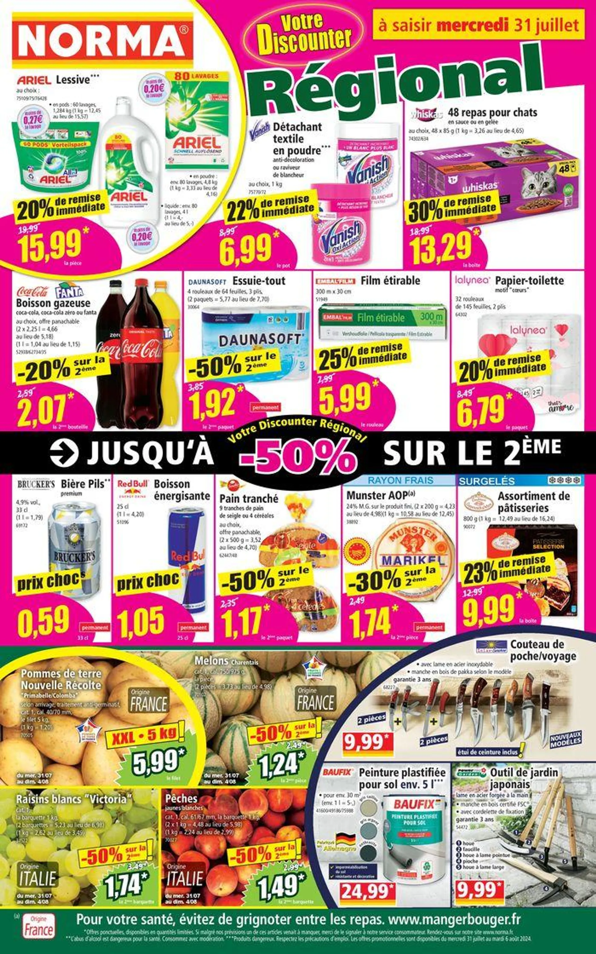 JUSQU‘À -50% SUR LE 2ÈME - 1