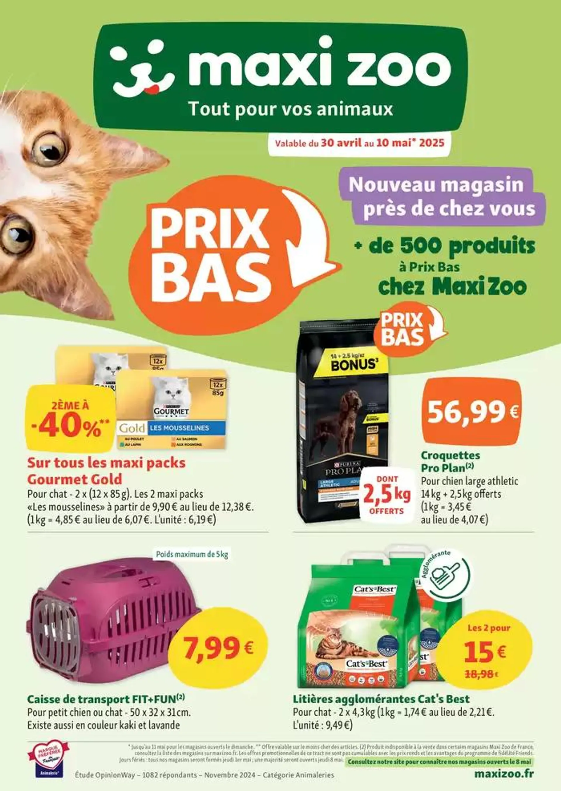 Maxi Zoo, tout pour vos animaux - Nouveau magasin près de chez vous - 1