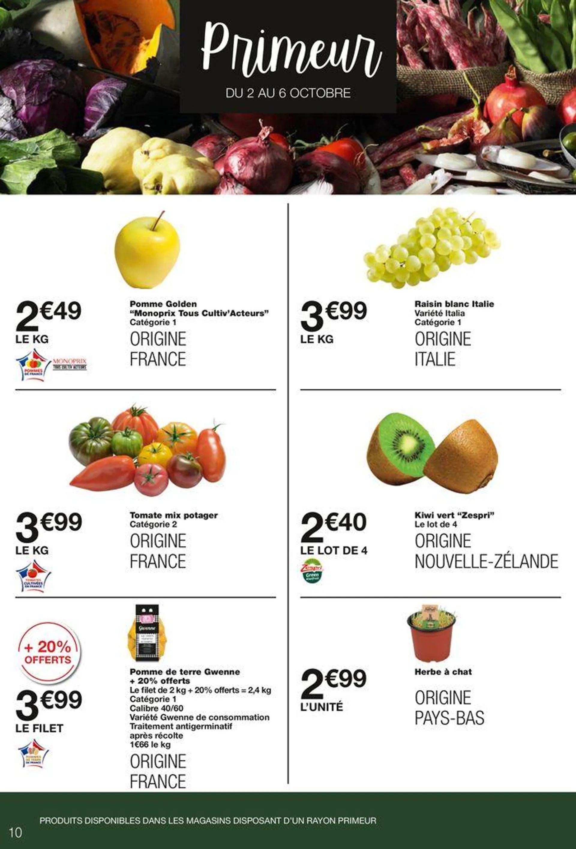 Végétal rime aussi avec régal veggie paty du 25 septembre au 6 octobre 2024 - Catalogue page 10