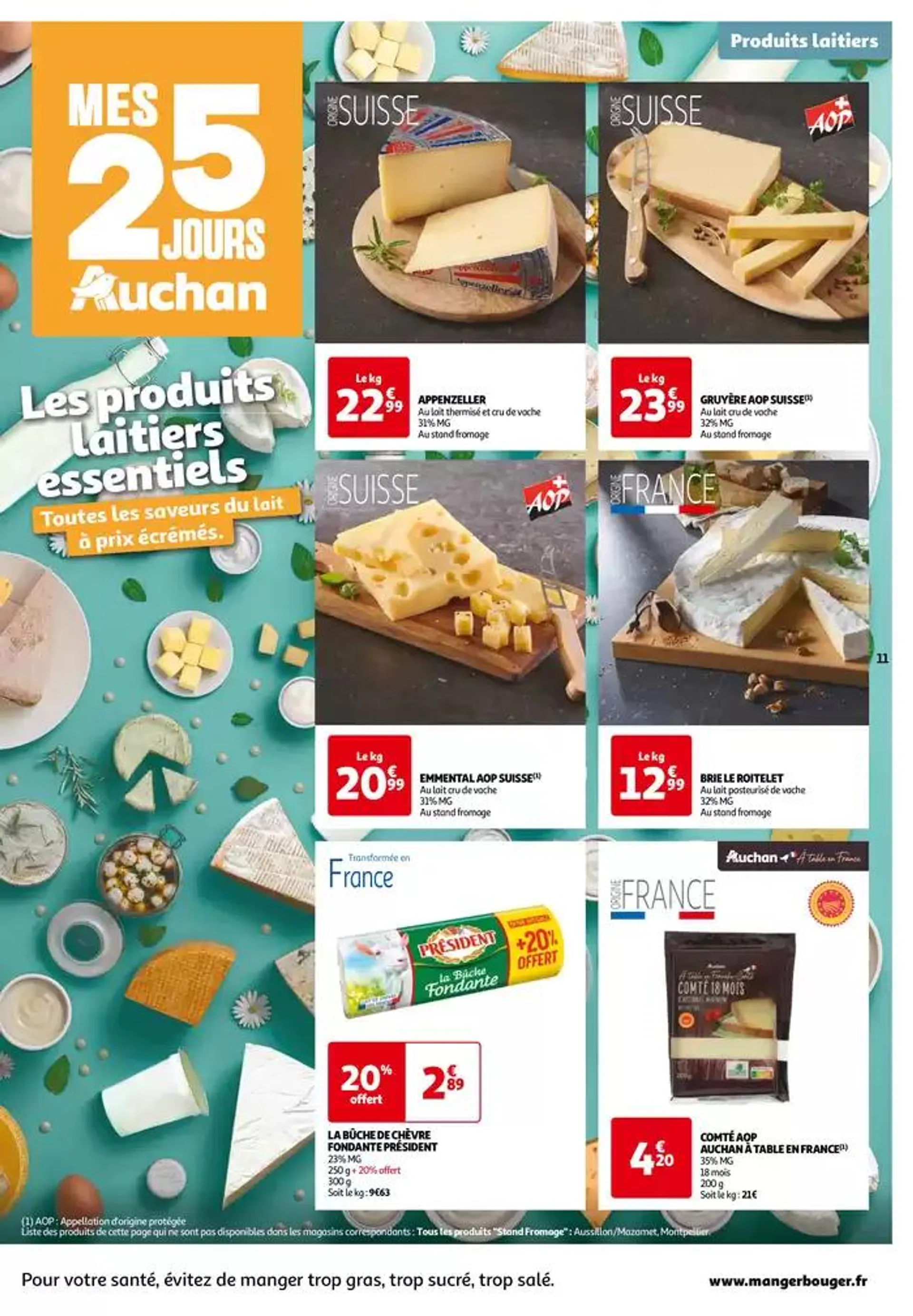 Top depart : 25 jours Auchan  du 29 octobre au 4 novembre 2024 - Catalogue page 11