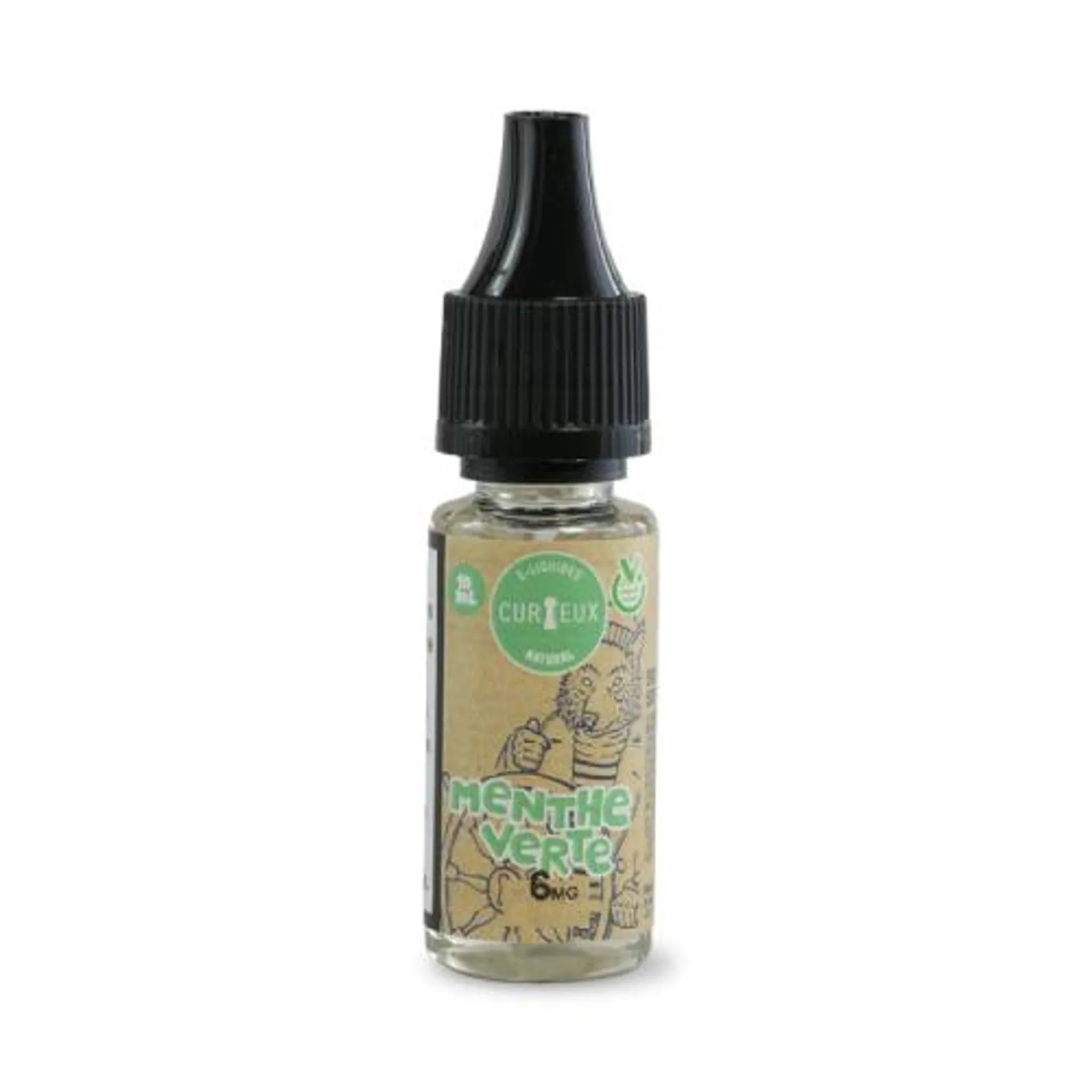 E-Liquide MENTHE VERTE 10 ml - Curieux Edition Natural