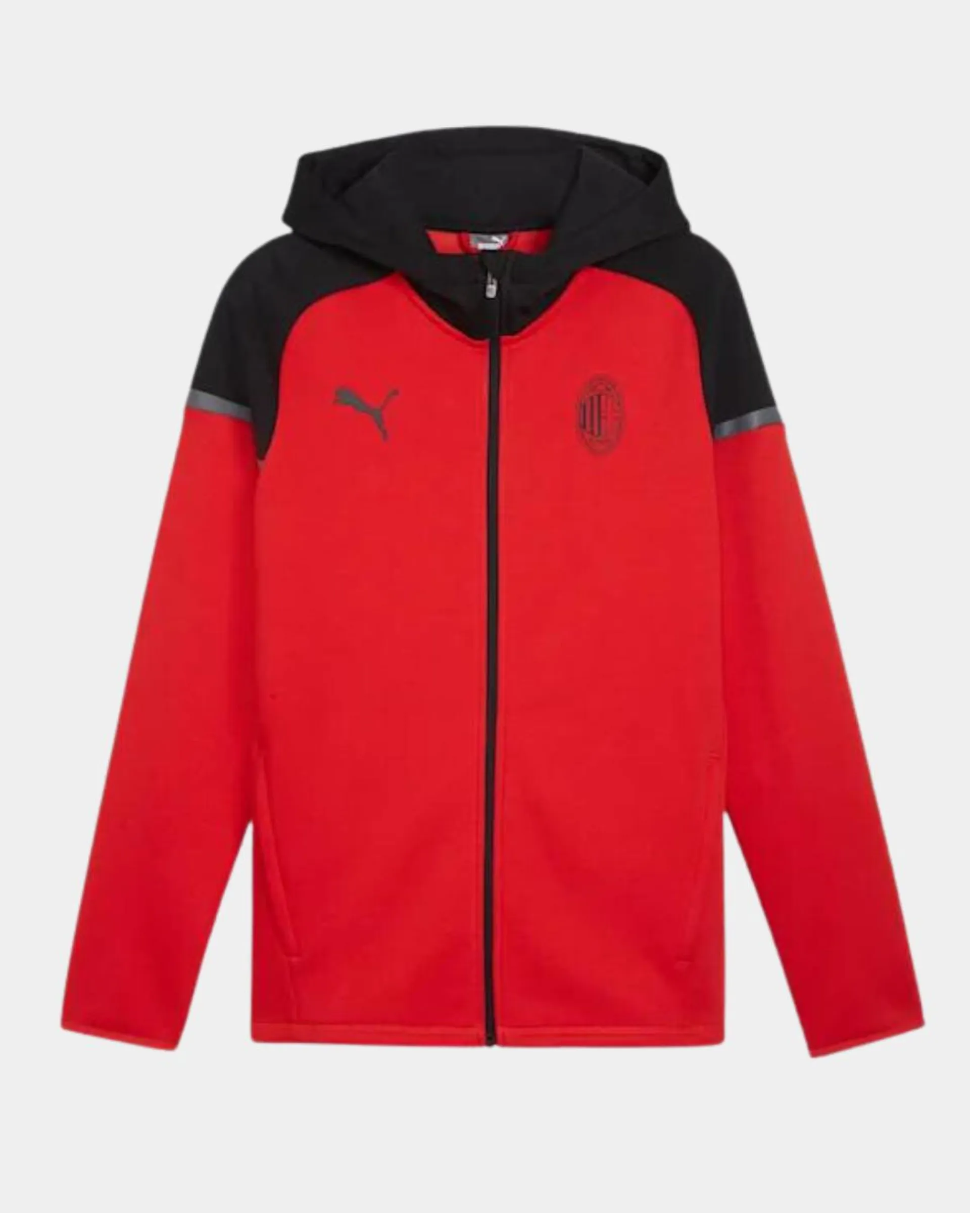 Veste à capuche Casuals Milan AC 2023/2024 - Noir/Rouge