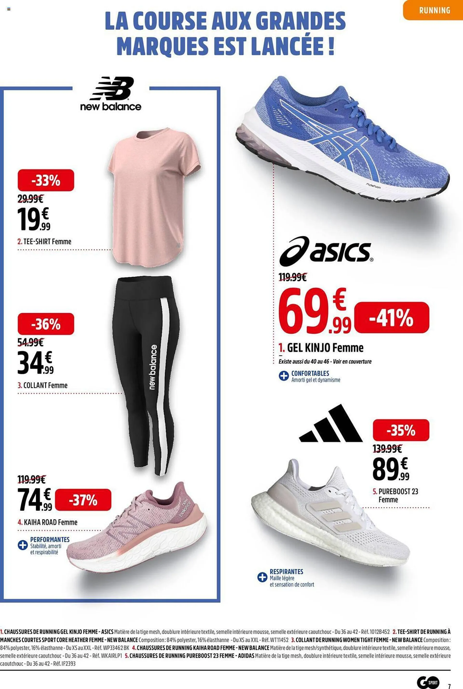 Catalogue Go Sport du 25 mars au 14 avril 2024 - Catalogue page 7