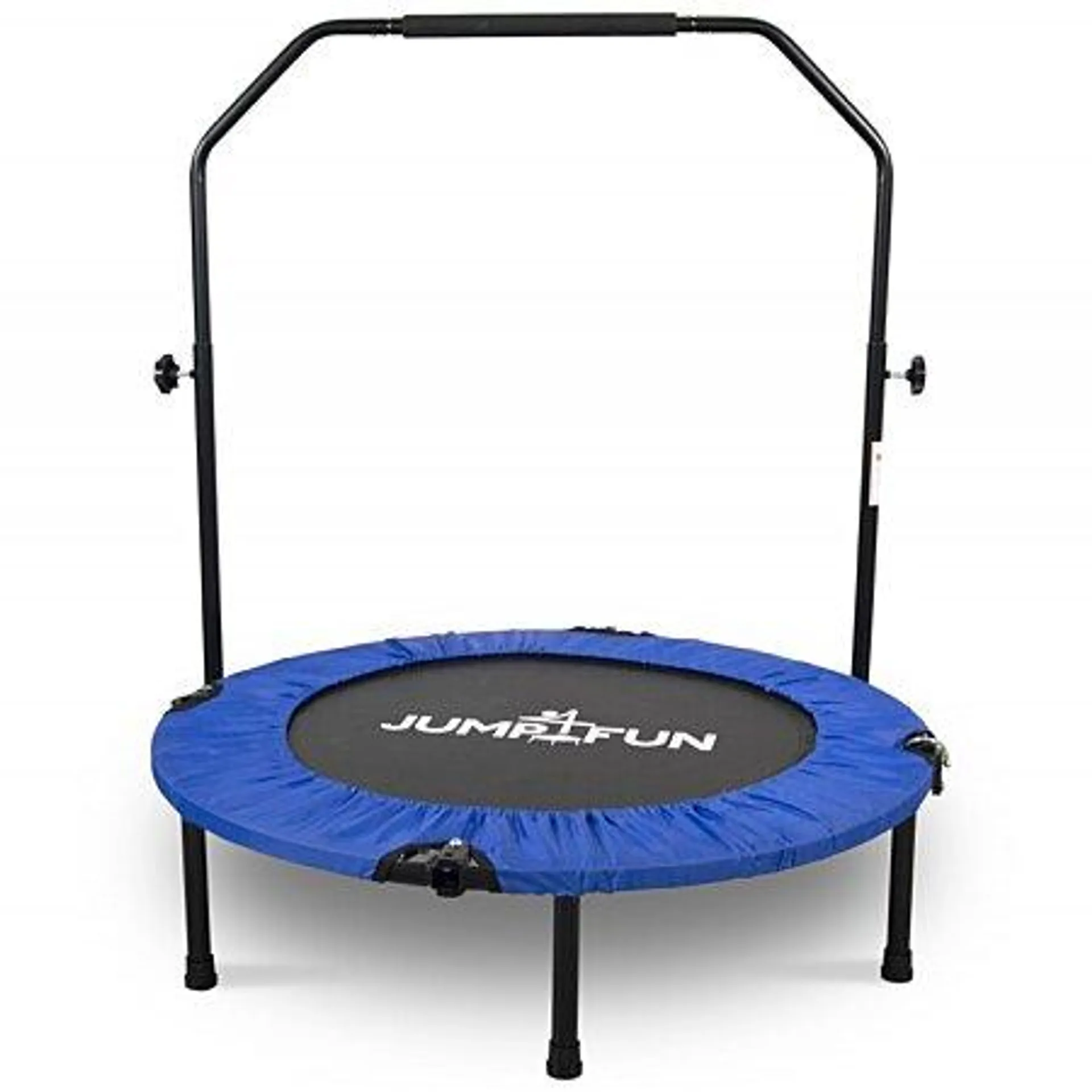 Mini Trampoline Fitness Double Barre Bleu ø92 cm