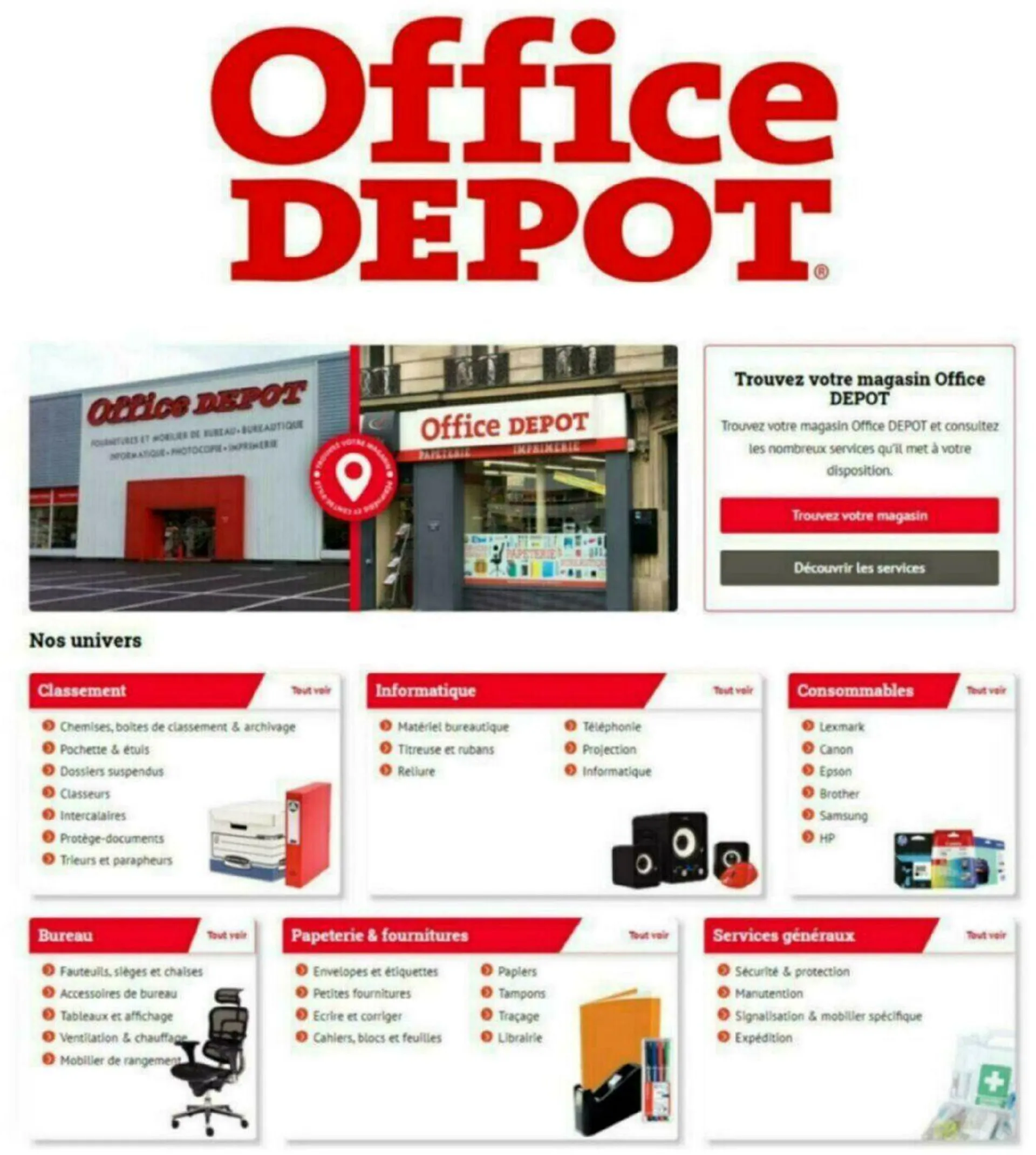 Office Depot Catalogue actuel - 1