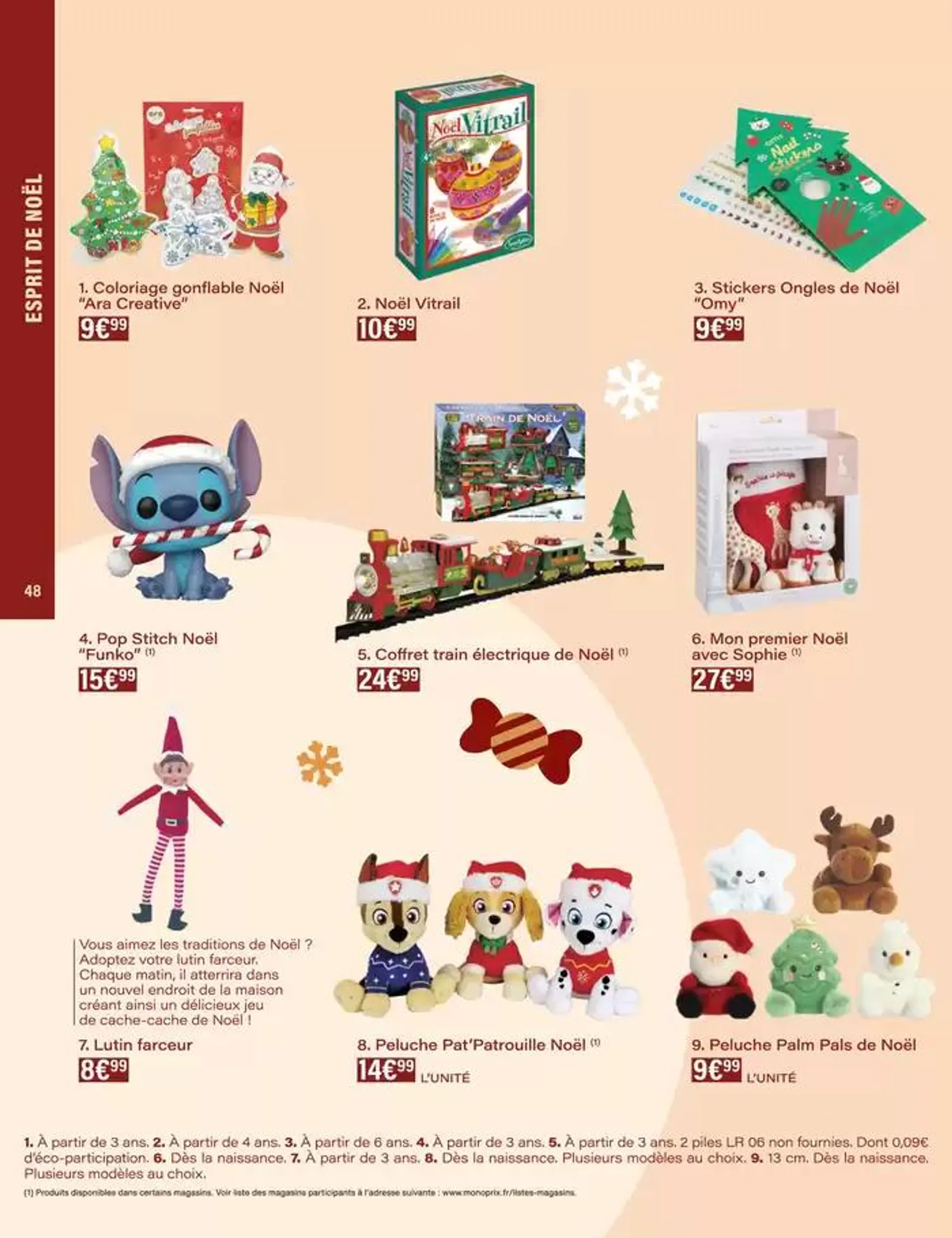 Les jouets de Noël du 25 octobre au 31 décembre 2024 - Catalogue page 48