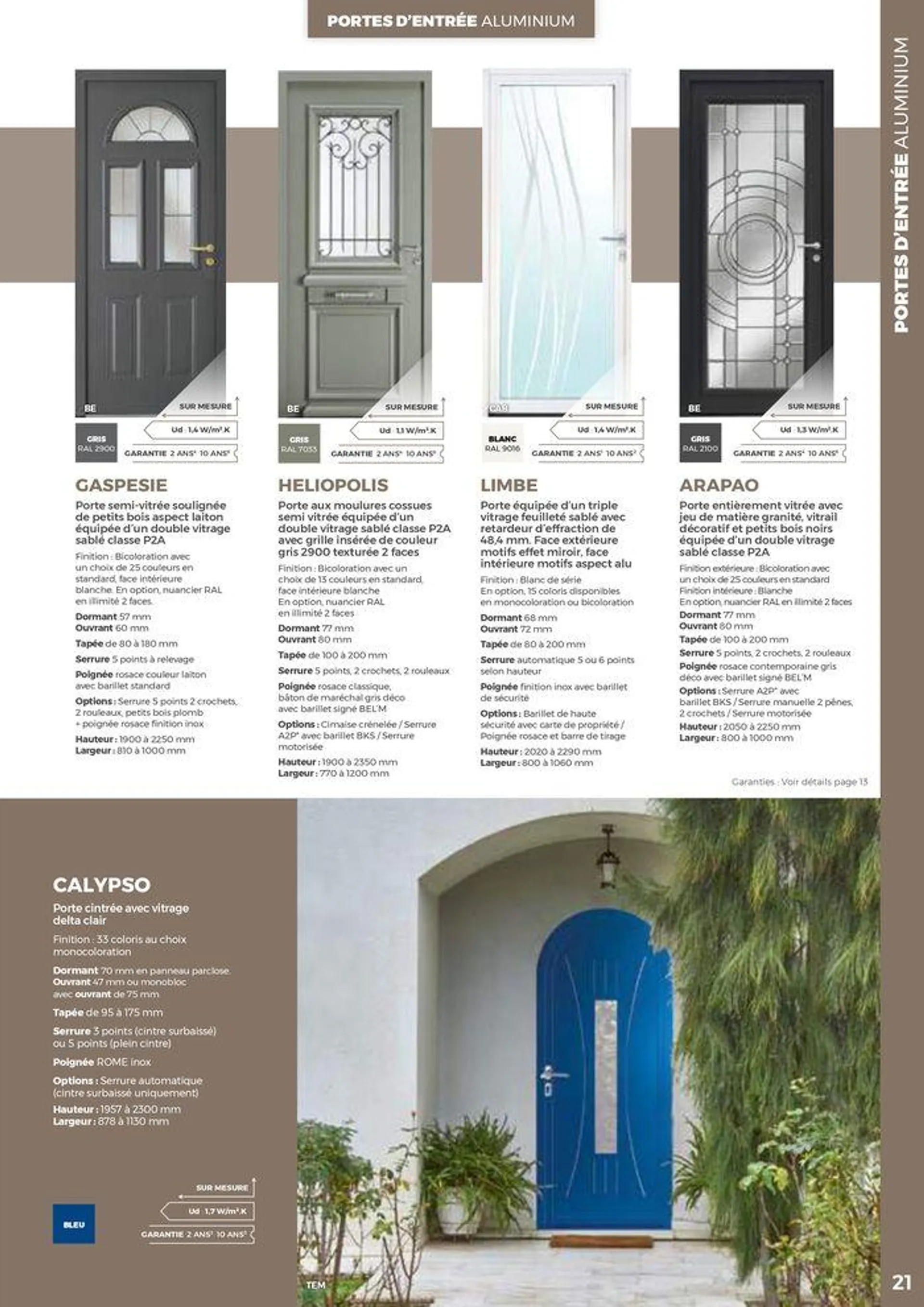 Catalogue Menuiserie du 7 juin au 31 décembre 2024 - Catalogue page 21