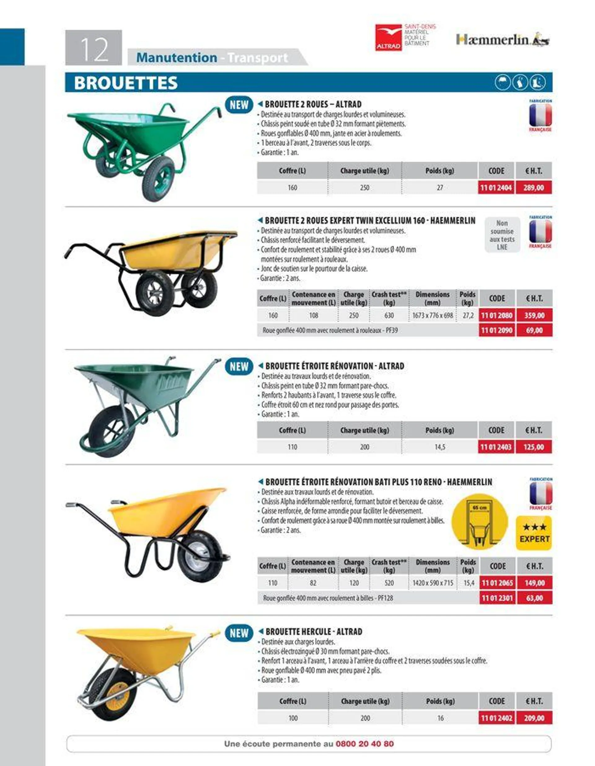 CONSOMMABLES, OUTILLAGES & MATÉRIELS VENTE - 14