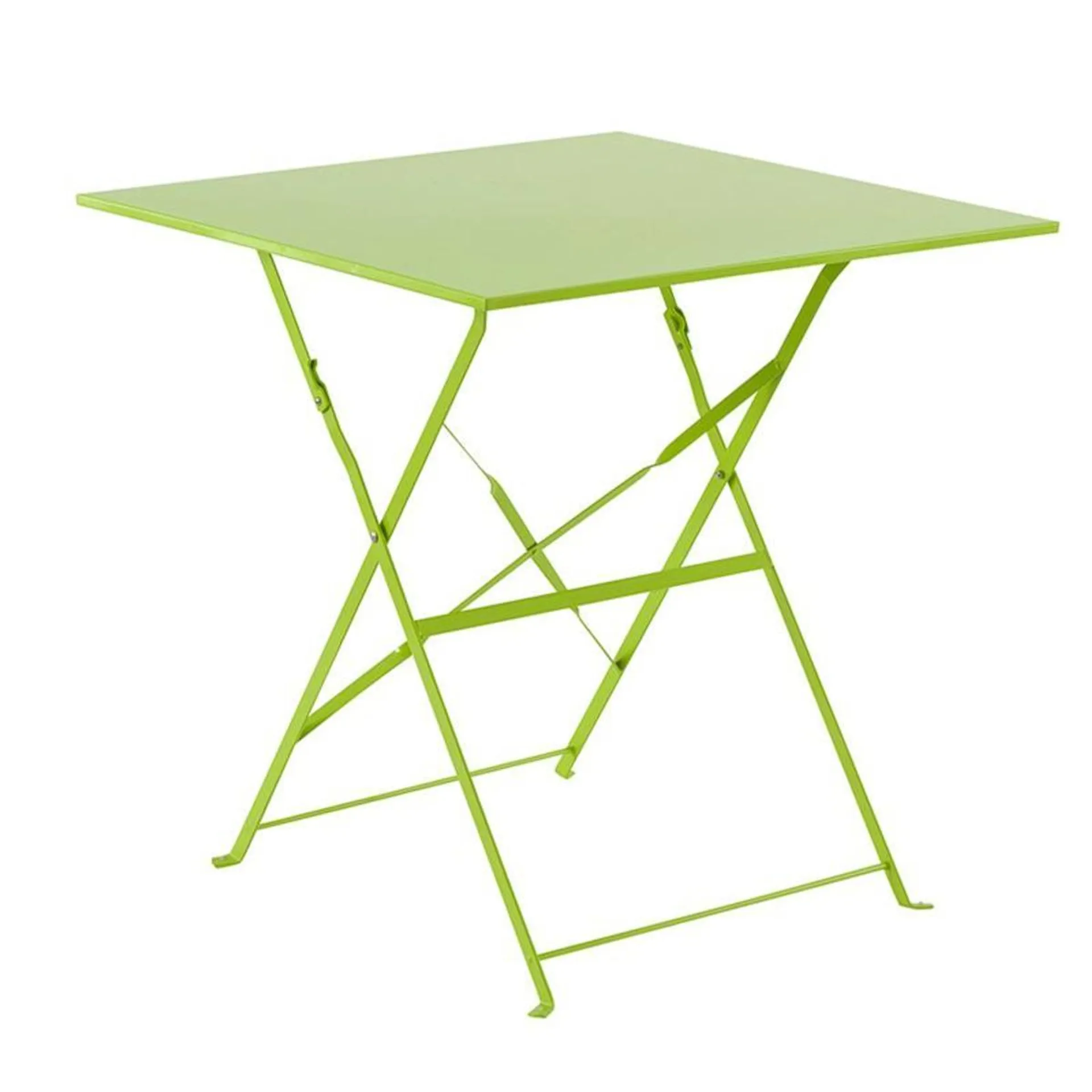 Table Camargue carrée - 70 x 70 x H 71 cm - Vert granny - HESPERIDE