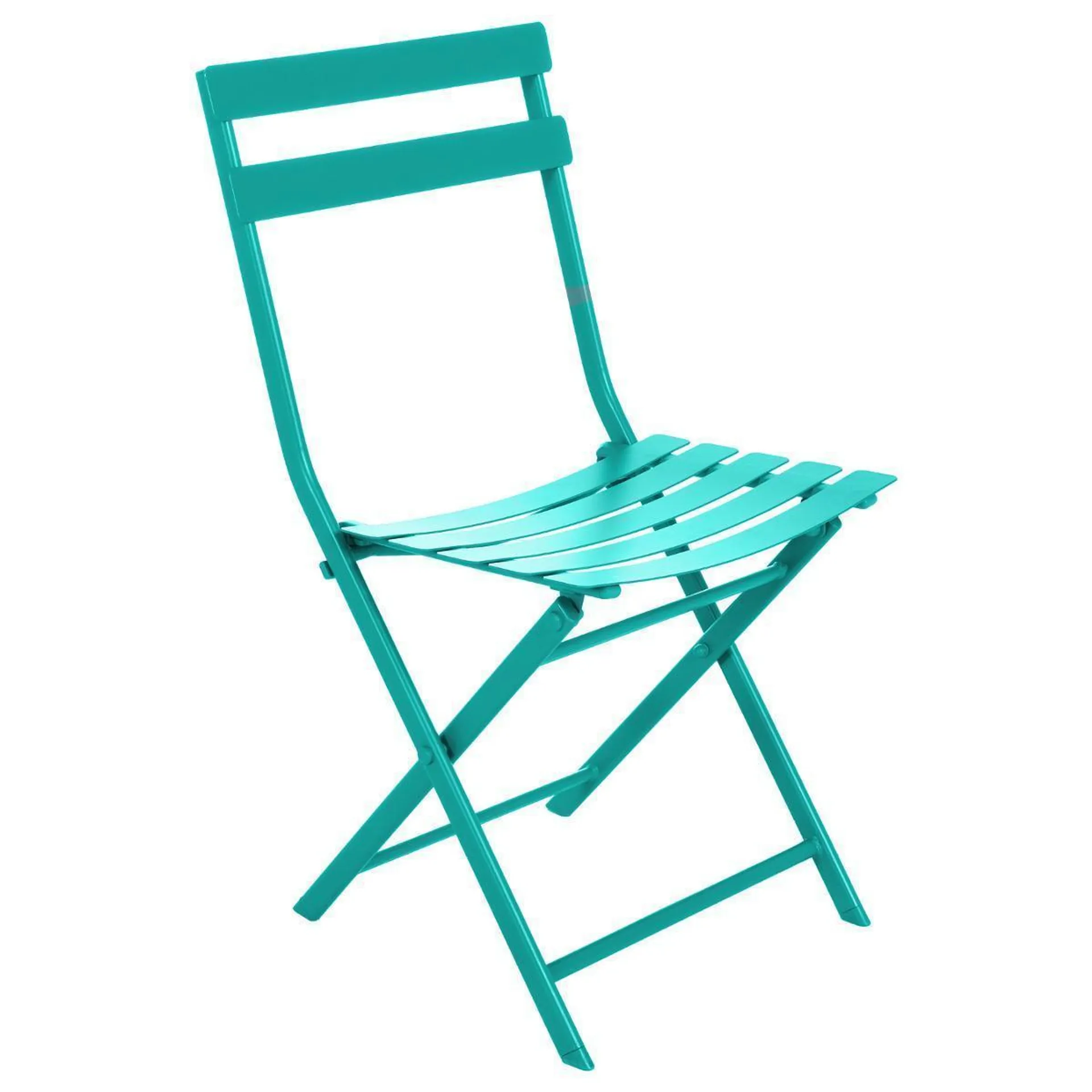 Chaise Greensboro - 51 x 42 x H 80 cm - Bleu émeraude - HESPERIDE