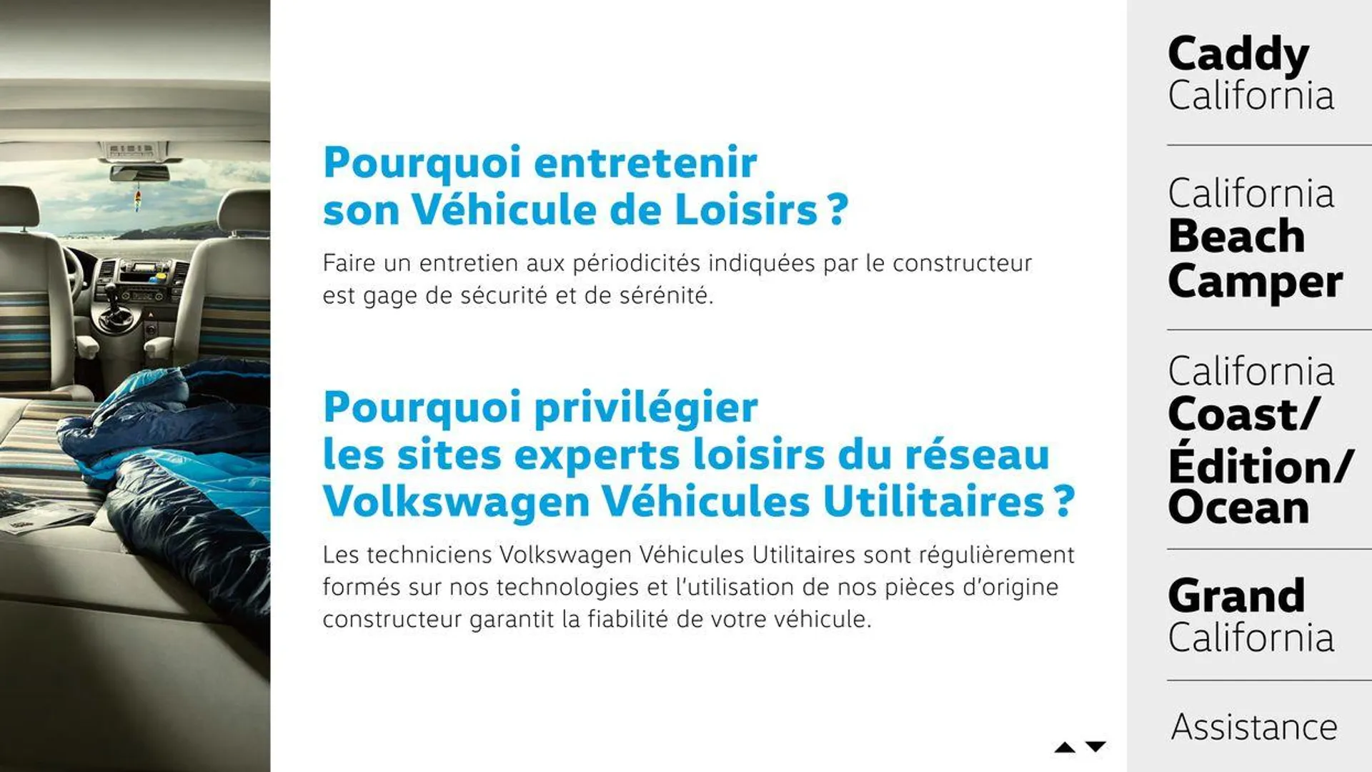 Tout savoir sur l’entretien de votre Véhicule de Loisirs Volkswagen du 23 juillet au 23 juillet 2025 - Catalogue page 2